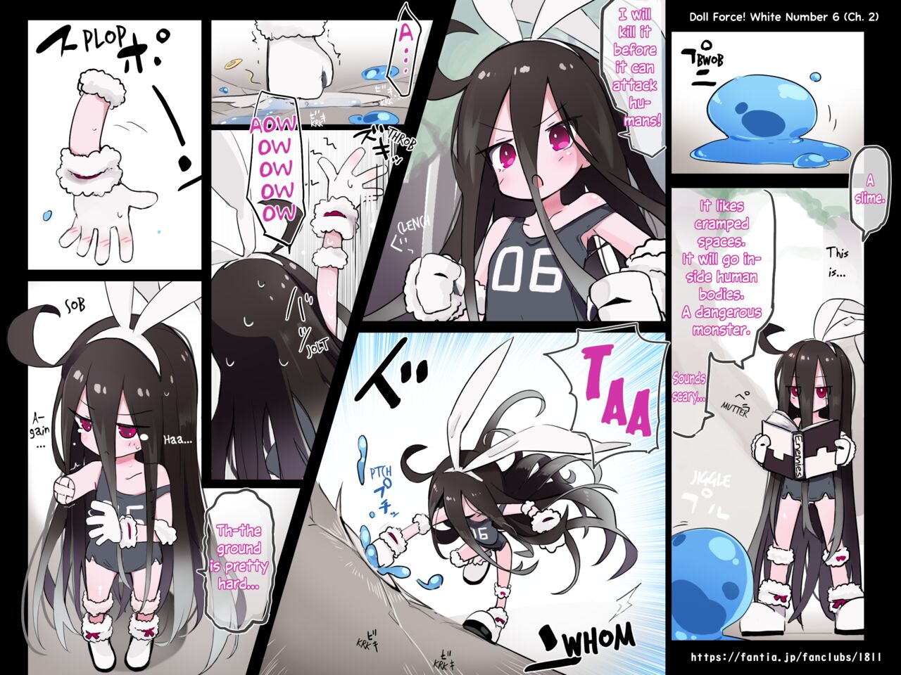 Doll Sentai! White 6-Gou【Slime】| Doll Force! White No.6 "Slime" page 1 full