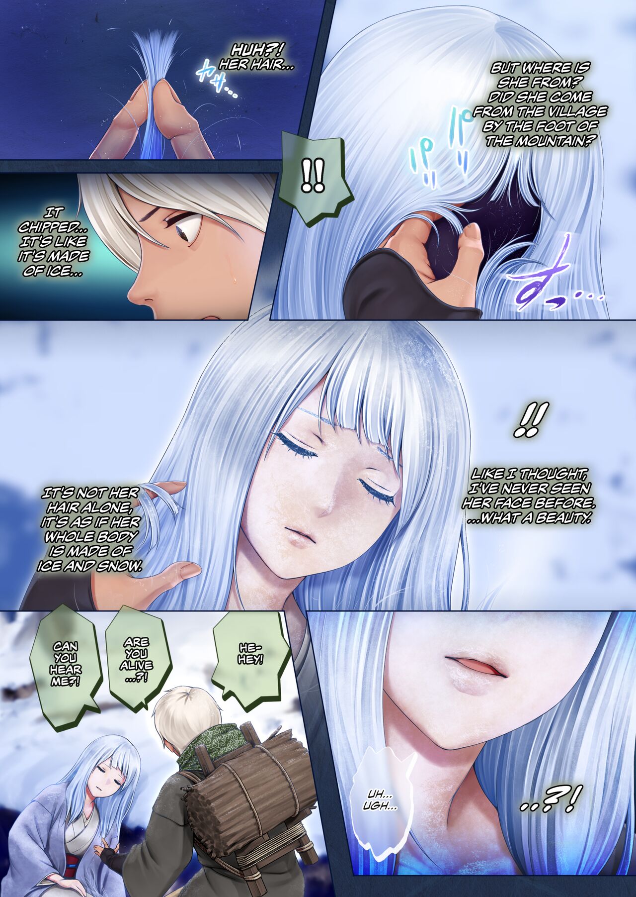 Yotogi no Yukionna Setsu ~Atatamenai to, Koorimasu~ | Setsu, the Yuki-onna of the Night ~Warm Her Up Lest She Freeze~ page 4 full