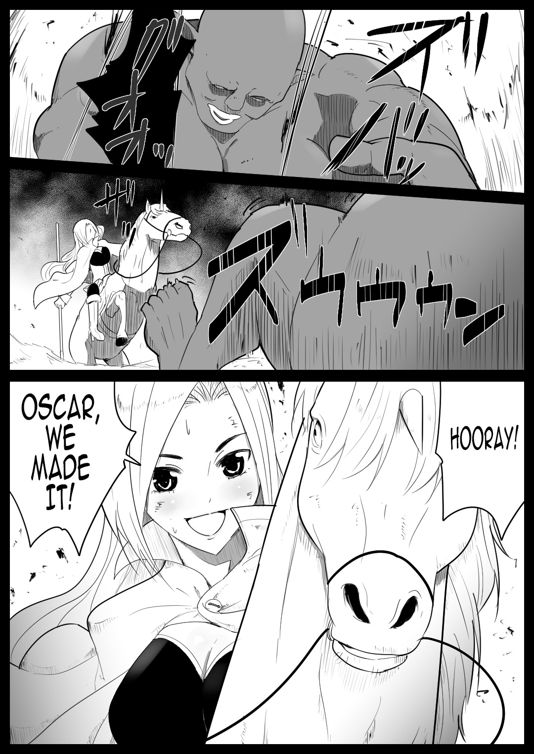 Aiba ni Hamerareta Onna Kishi | Female knight who fucked by her own steed page 4 full