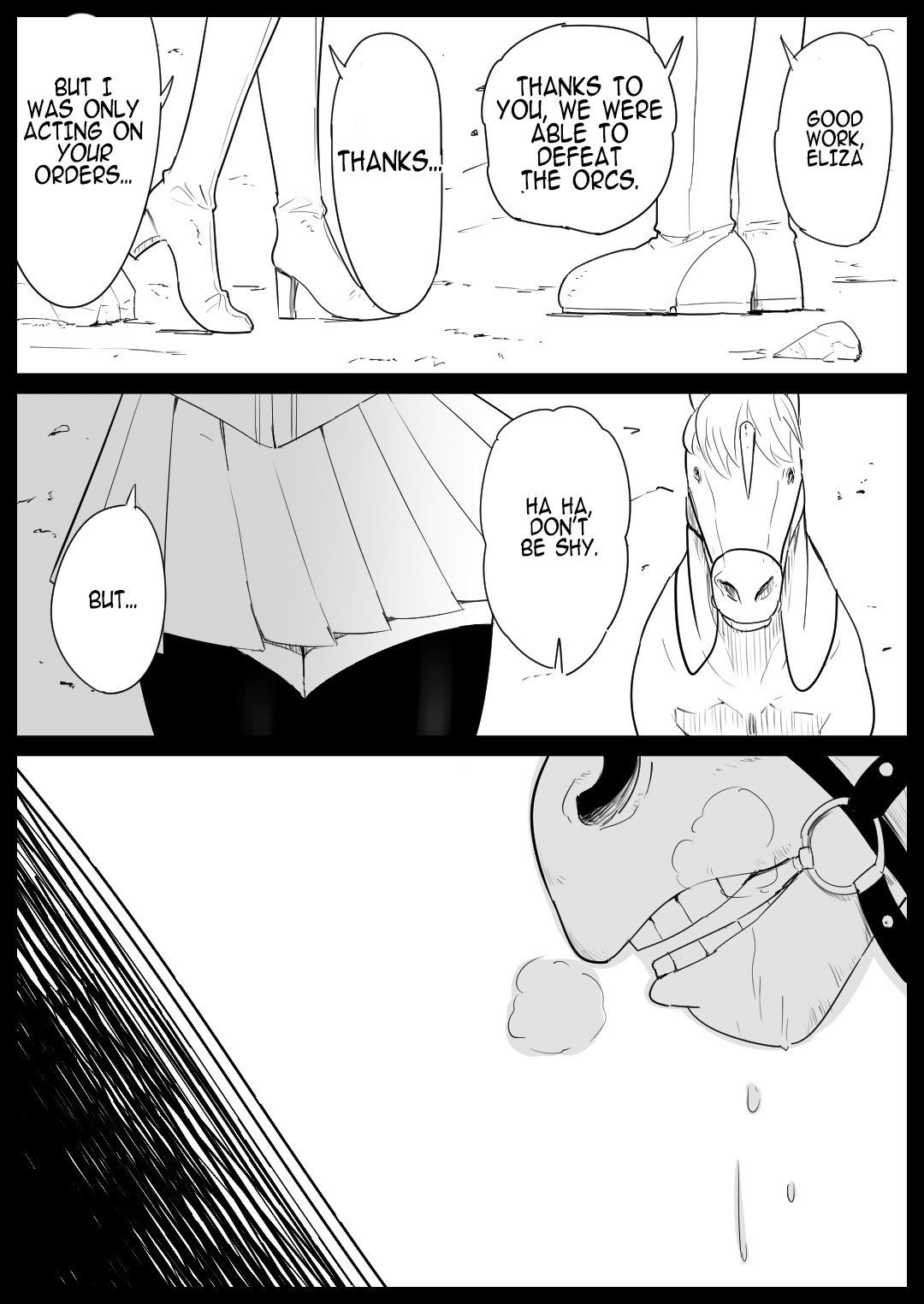 Aiba ni Hamerareta Onna Kishi | Female knight who fucked by her own steed page 6 full