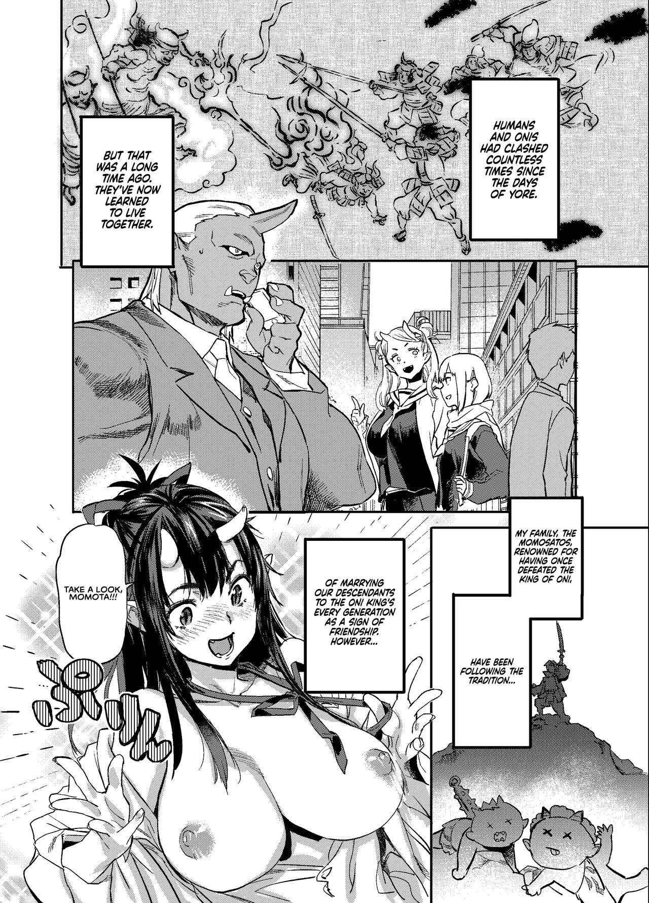 Oni-Musume-chan wa Hatsujouki! | The Oni Girl is in Heat! page 6 full