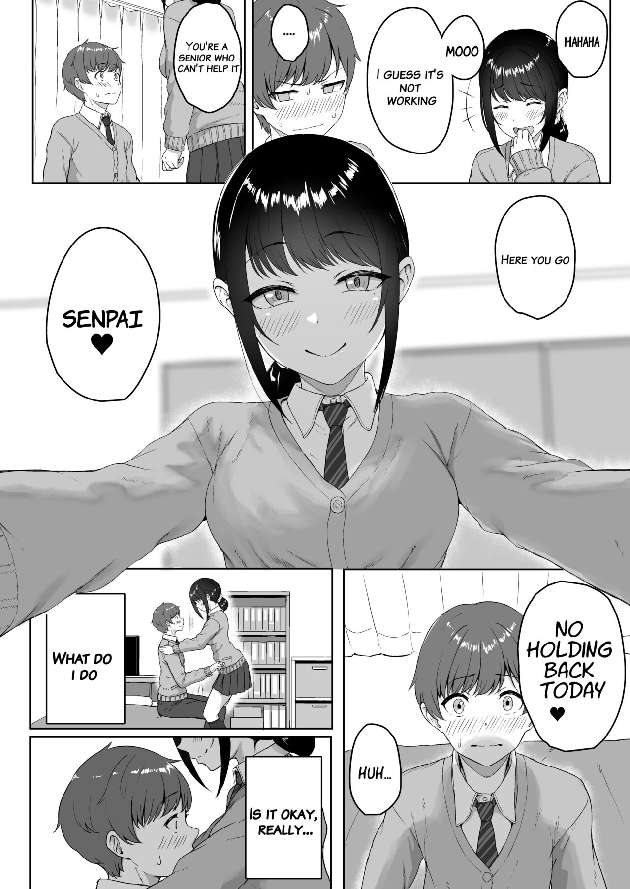 Kouhai Kanojo ni ASMR Kiiteru no ga Baremashita page 9 full
