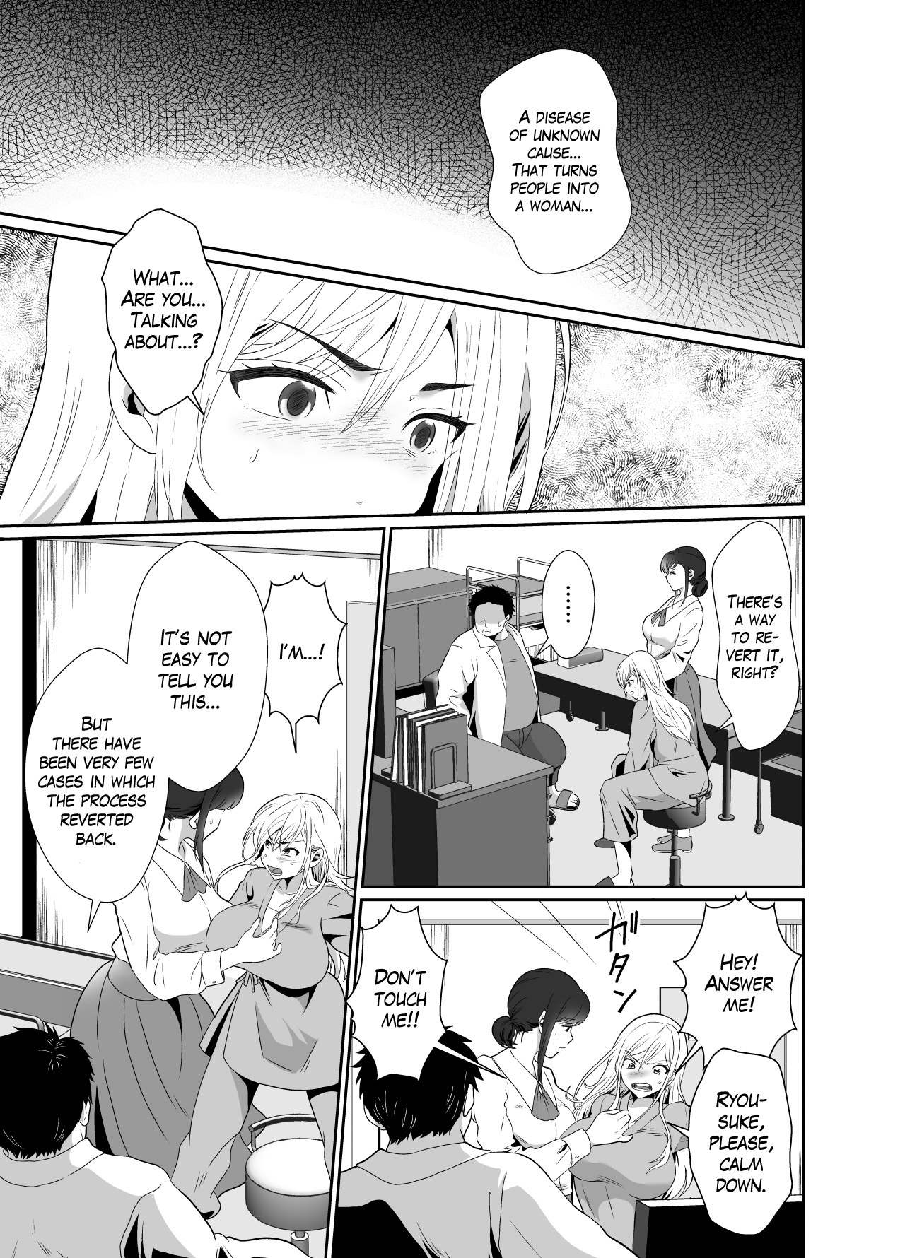 Uwakisyou no Otto ni Seitenkan Kusuri o Nomase Tsuzuketa Kekka | The Results of Making my Adulterous Husband Continuously Drink a Gender-Bending Drug page 10 full