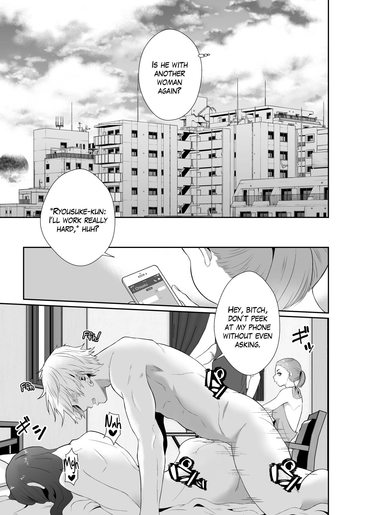 Uwakisyou no Otto ni Seitenkan Kusuri o Nomase Tsuzuketa Kekka | The Results of Making my Adulterous Husband Continuously Drink a Gender-Bending Drug page 4 full