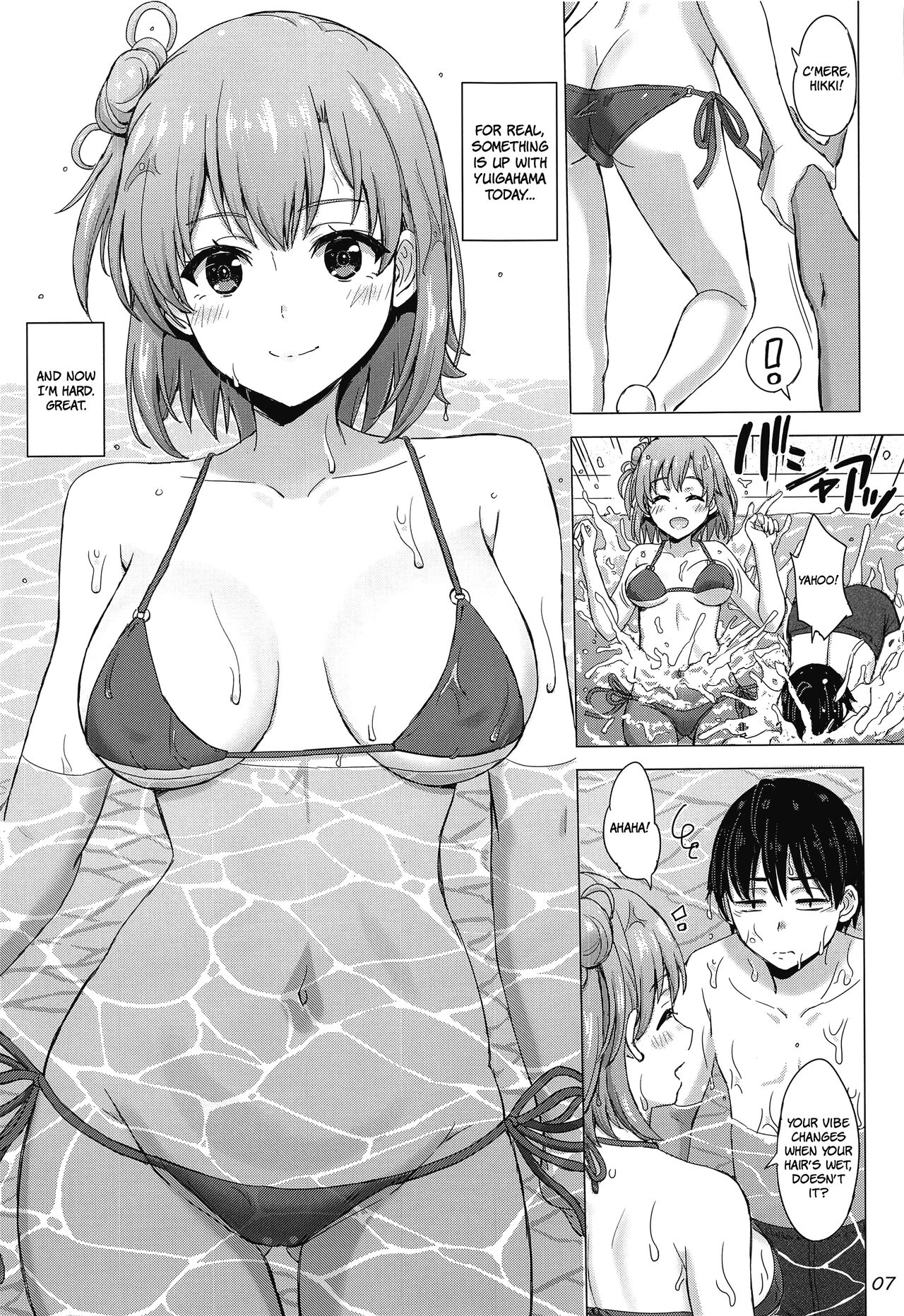 Jounetsuteki na Natsu no Resort o Yuigahama Oyako to. | A Passionate Summer Resort with the Yuigahamas. page 6 full