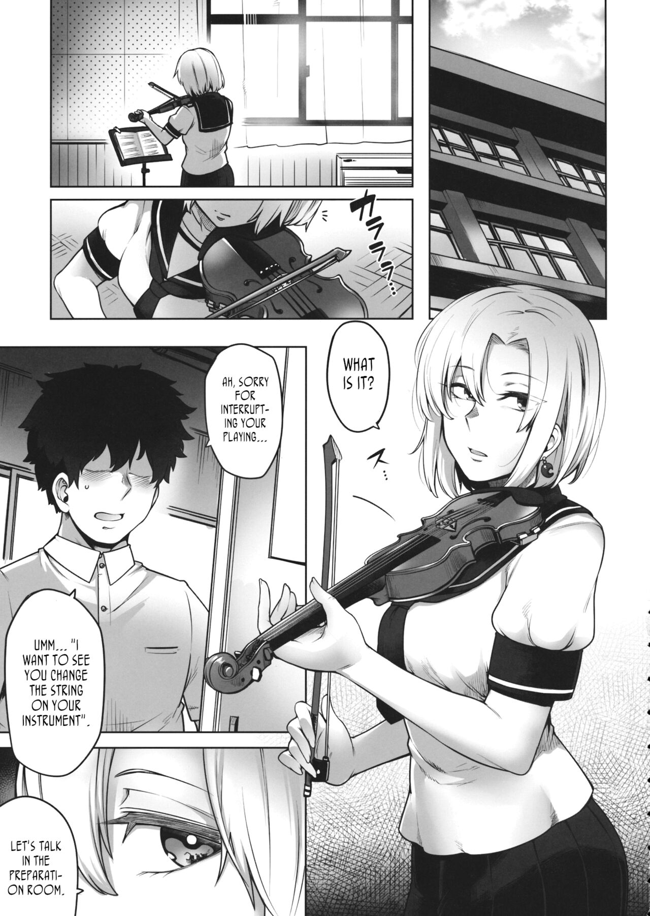 Ongaku Junbishitsu no Nijikawa Senpai | Nijikawa-senpai from the Preparation Room page 4 full