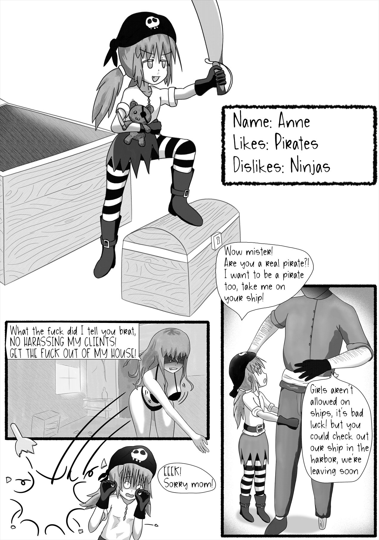 Kamo ga Negi o Shotte Kuru | A duck approaches carrying a leak page 1 full