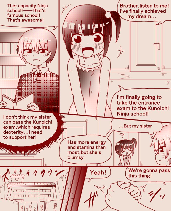 Kunoichi Ninja School Entrance Exam page 1 full