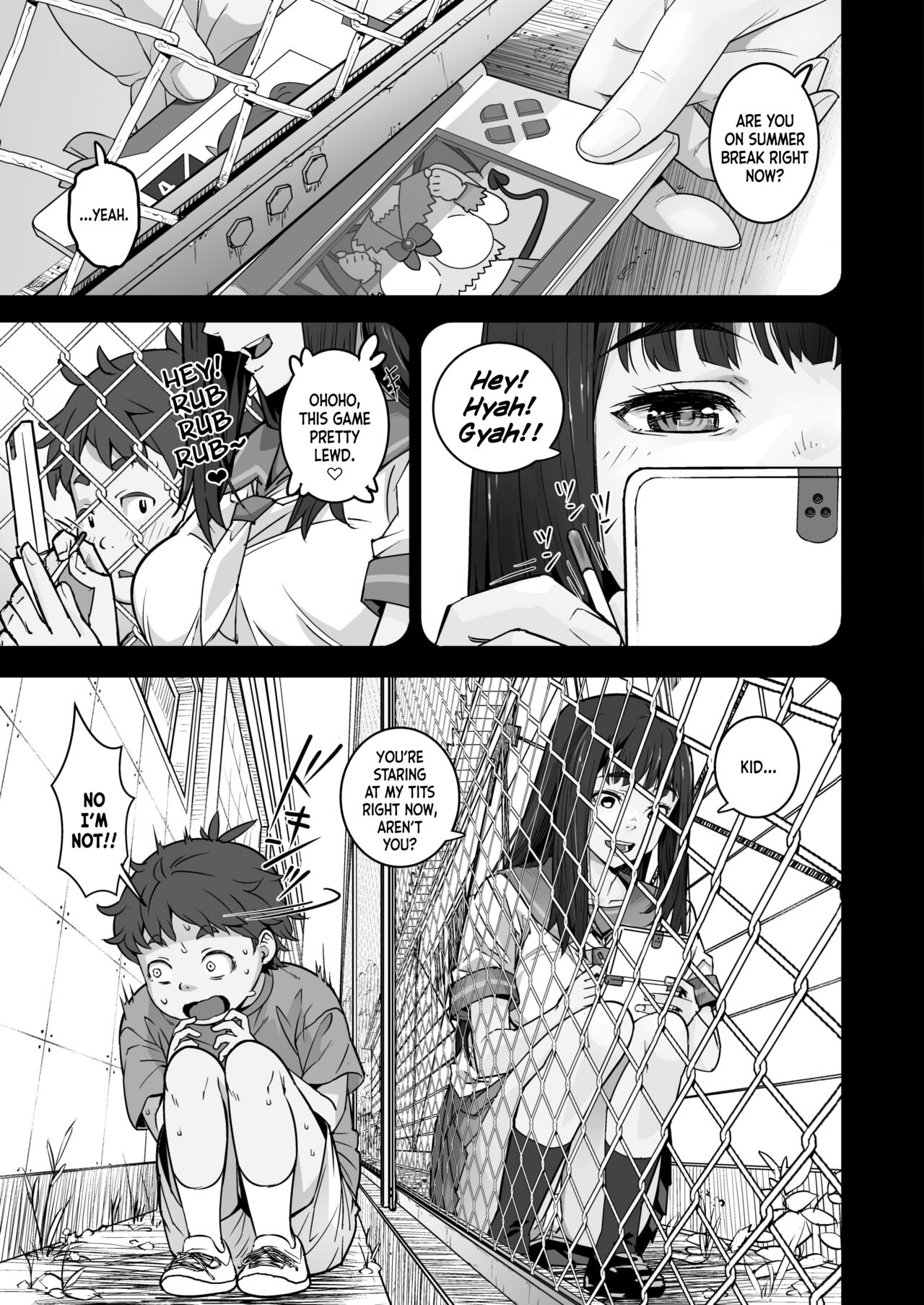 Kanaami Goshi no Natsuyasumi｜Summer Break Through the Wire Fence page 5 full