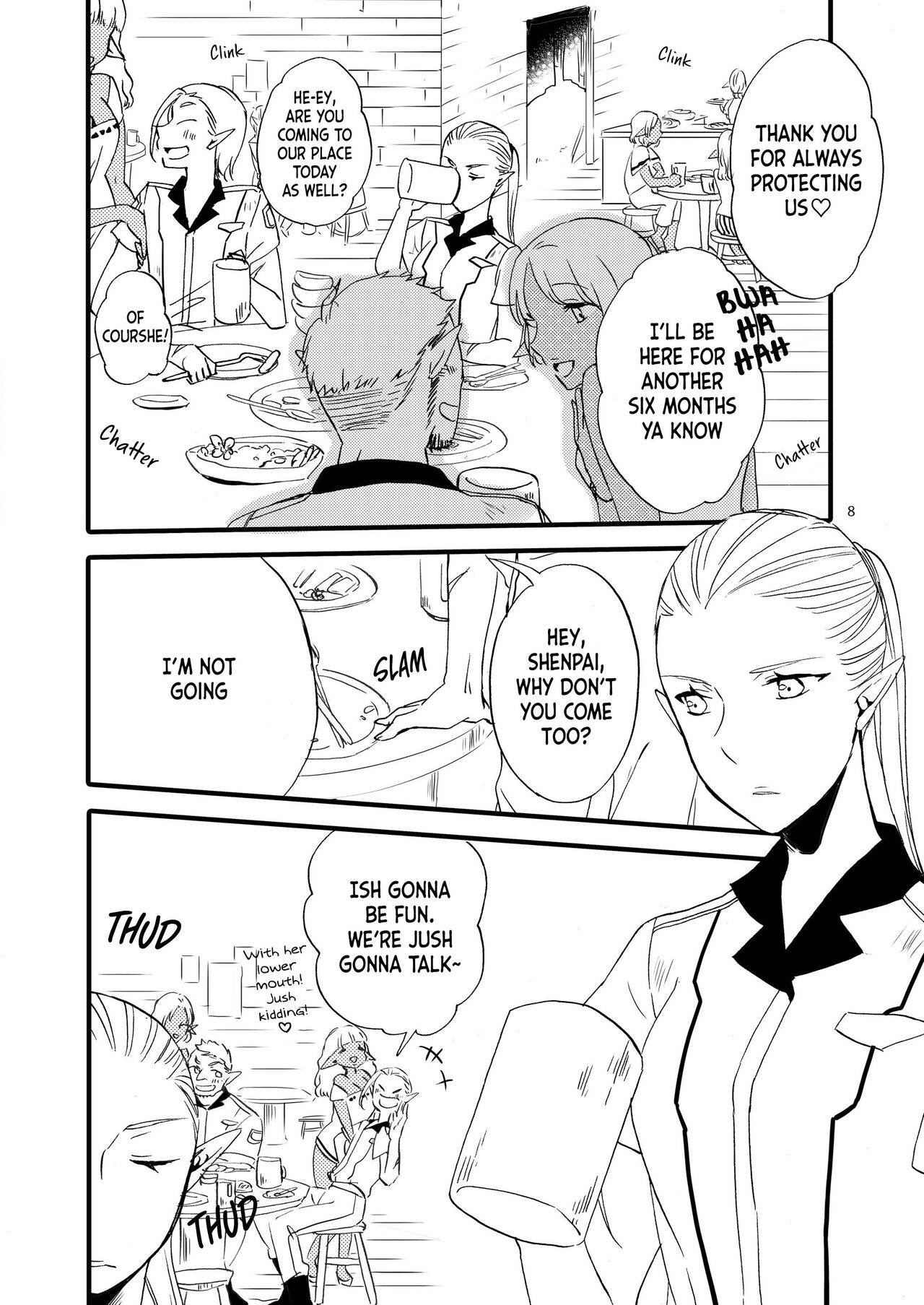 Anata ni Ai o Anata ni Hana o - Let me give love to you, I will give a flower to you page 8 full