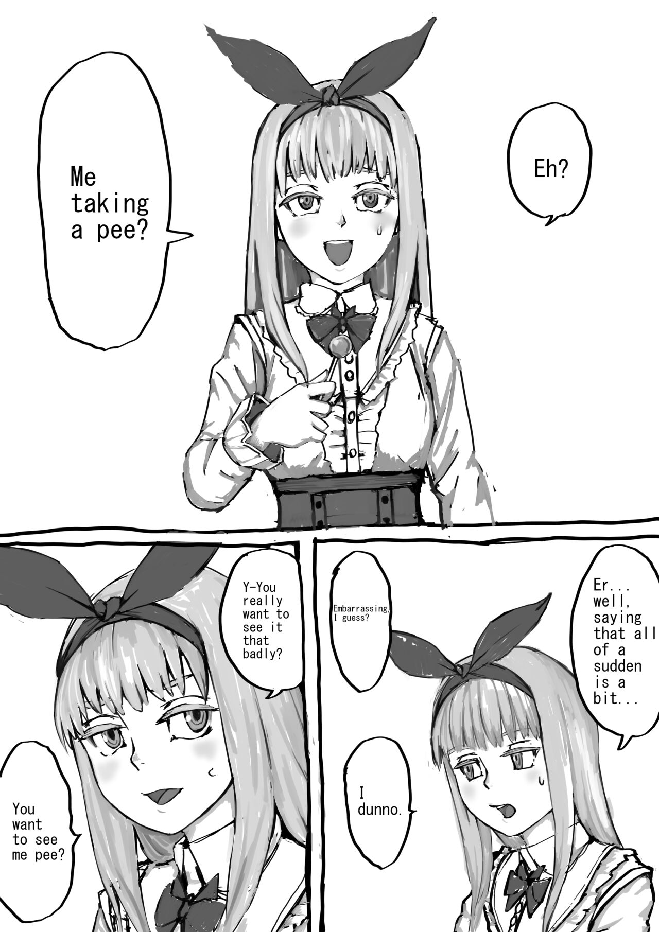 Panie-chan ga Nuigurumi ni Oshikko suru Hanashi page 2 full