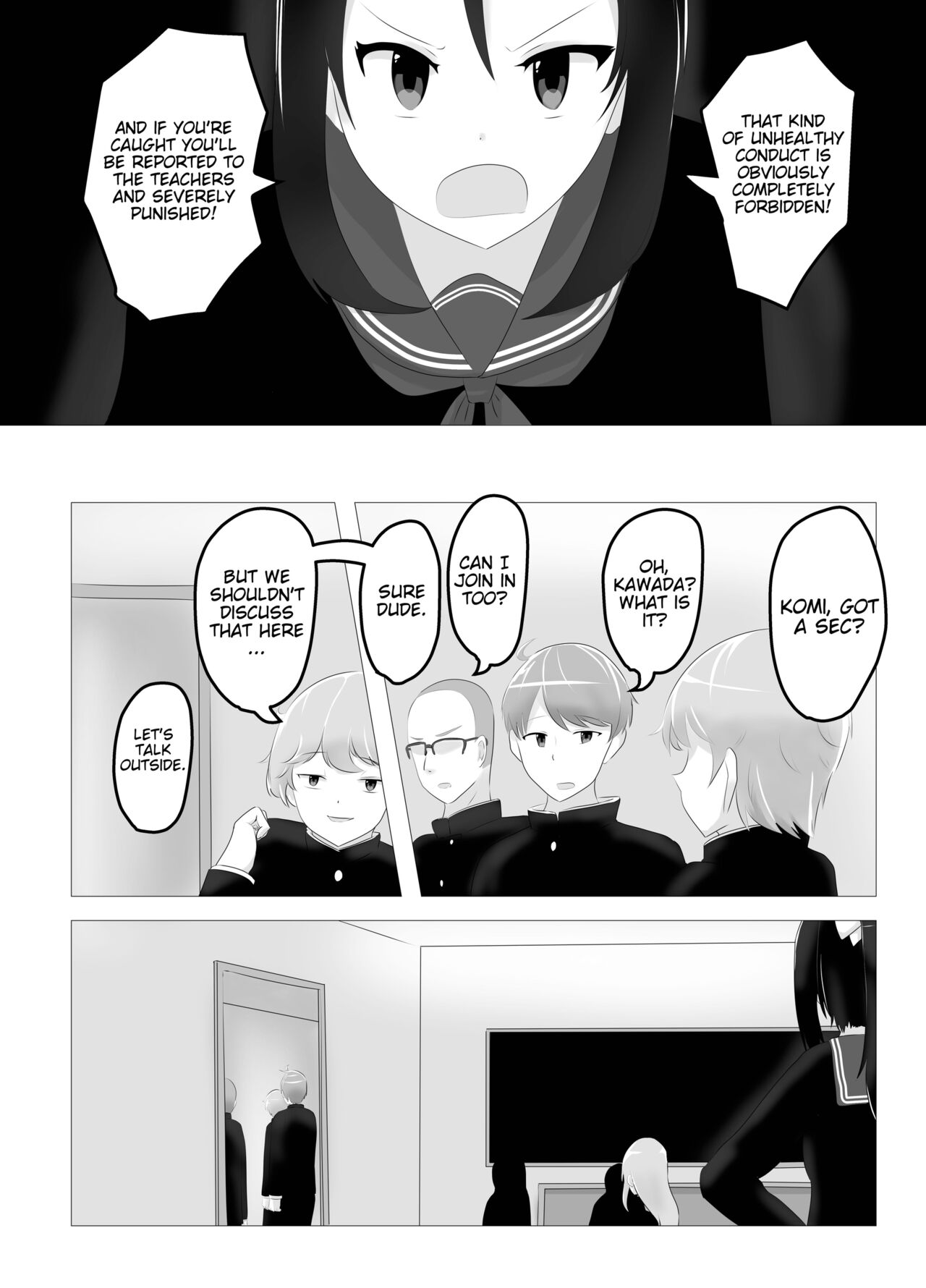 Irekawatta, Shuugaku Ryokou. | Bodyswapped School Trip page 4 full