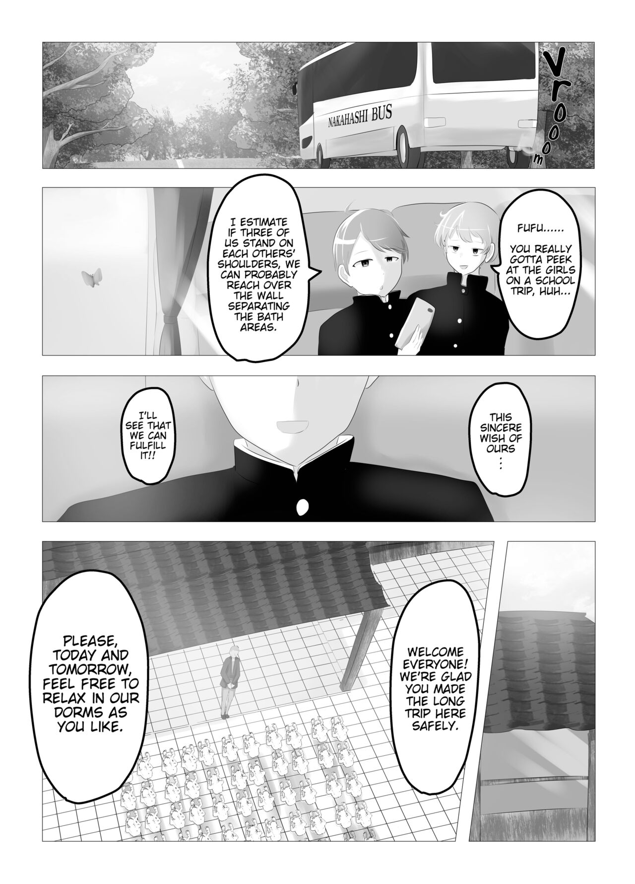 Irekawatta, Shuugaku Ryokou. | Bodyswapped School Trip page 5 full