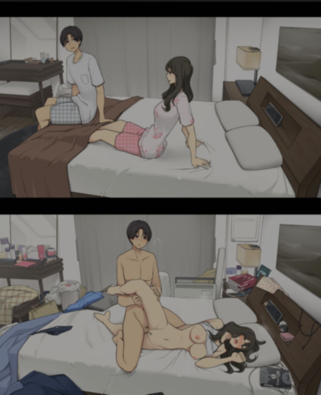 Dousei Seikatsu Ikkagetsume to Ichinen Ato, Asaokite kara Shuushin made no Hikaku | A Day in the Life of a Couple: Their First Month Living Together vs. One Year Later page 5 full