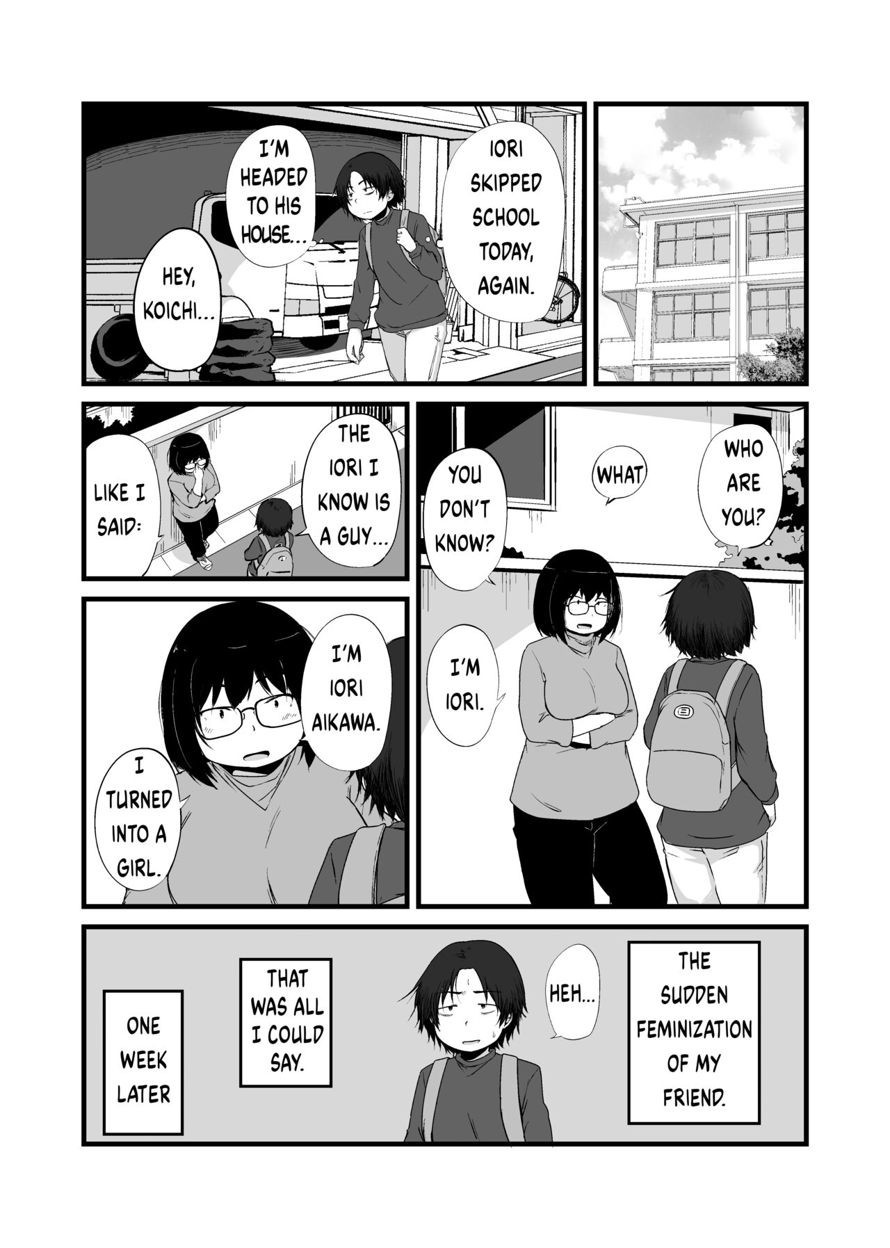 Tomodachi ga TS Shite Jimi-gao Kyonyuu ni Natta | My Friend Became a Plain-Faced Girl With Big Tits After TS page 3 full