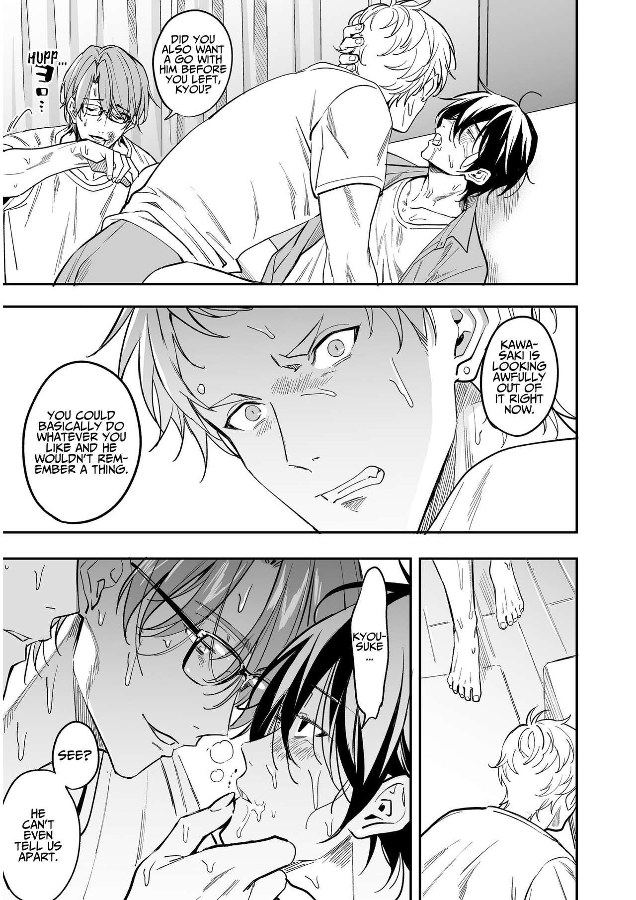 Biyaku Morareta Nochi Kiki Sugichatte 3P Shichau Hanashi | Love-Drugged into a Threesome page 6 full