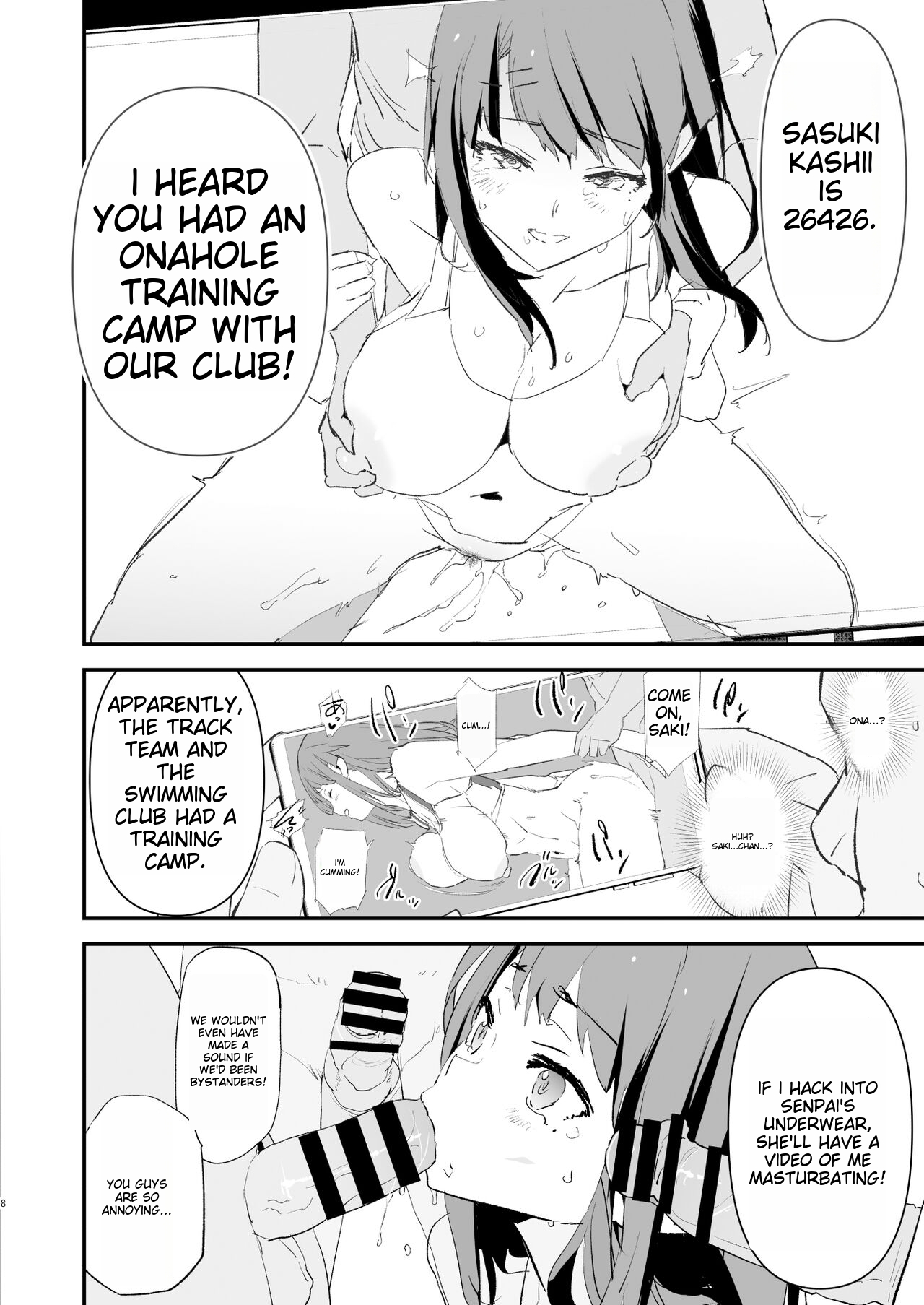 Watashi-tachi no Onaho Koukan Gasshuku Ichinichime to Futsukame!  | Our exchange cocksleeve camp! First day! + Second Day! page 8 full