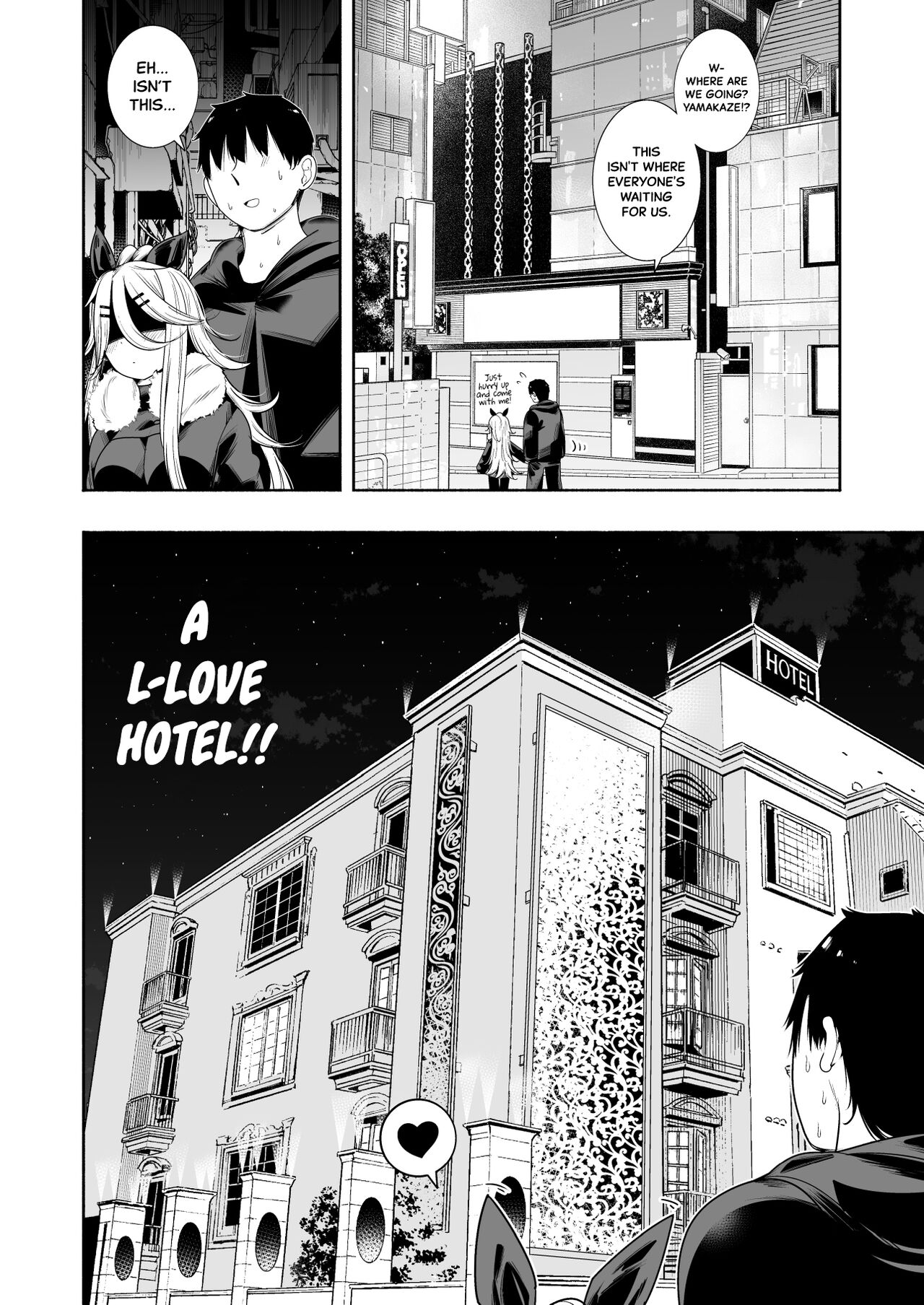 Yamakaze-chan to LoveHo de Icha Love Kozukuri Sex | Lovey-dovey Baby-making Sex with Yamakaze at a Love Hotel page 9 full