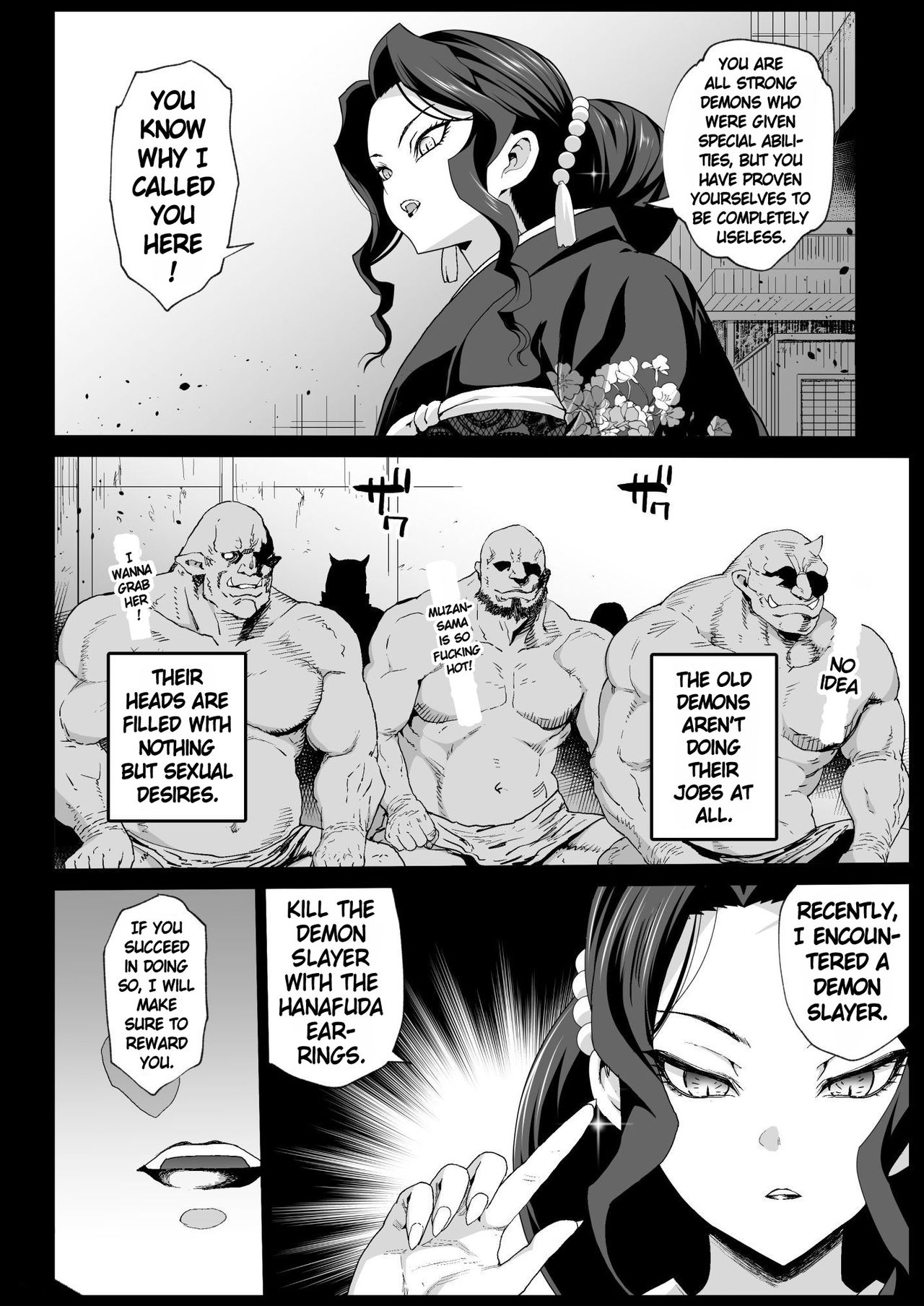 RAPE OF DEMON SLAYER 4 | Making a Mess of Lady Muzan-sama page 5 full