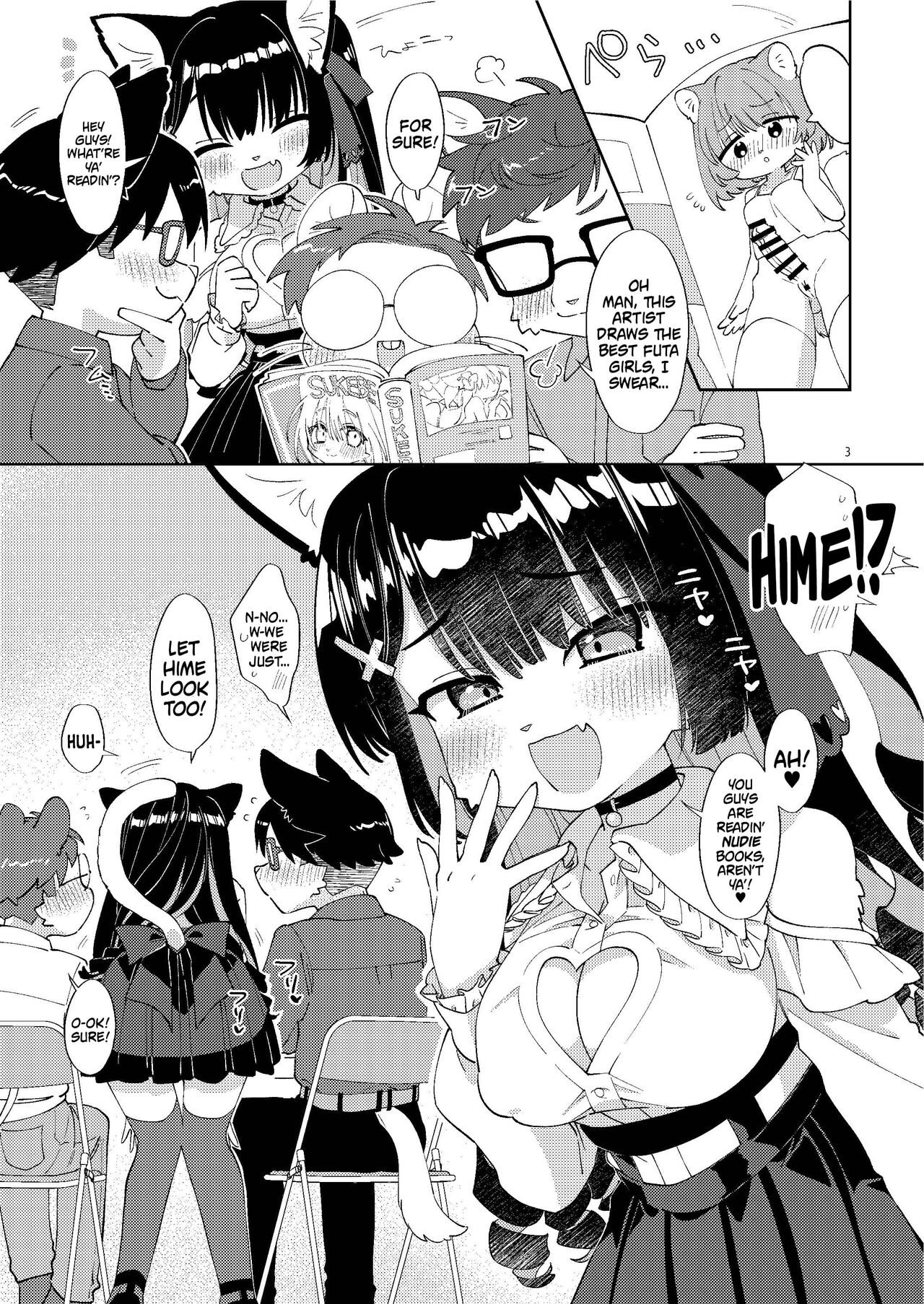Otasa no Hime-chan wa *** ni Yowai | Princess Of The Nerd Circle Has A Weak Dick! page 3 full