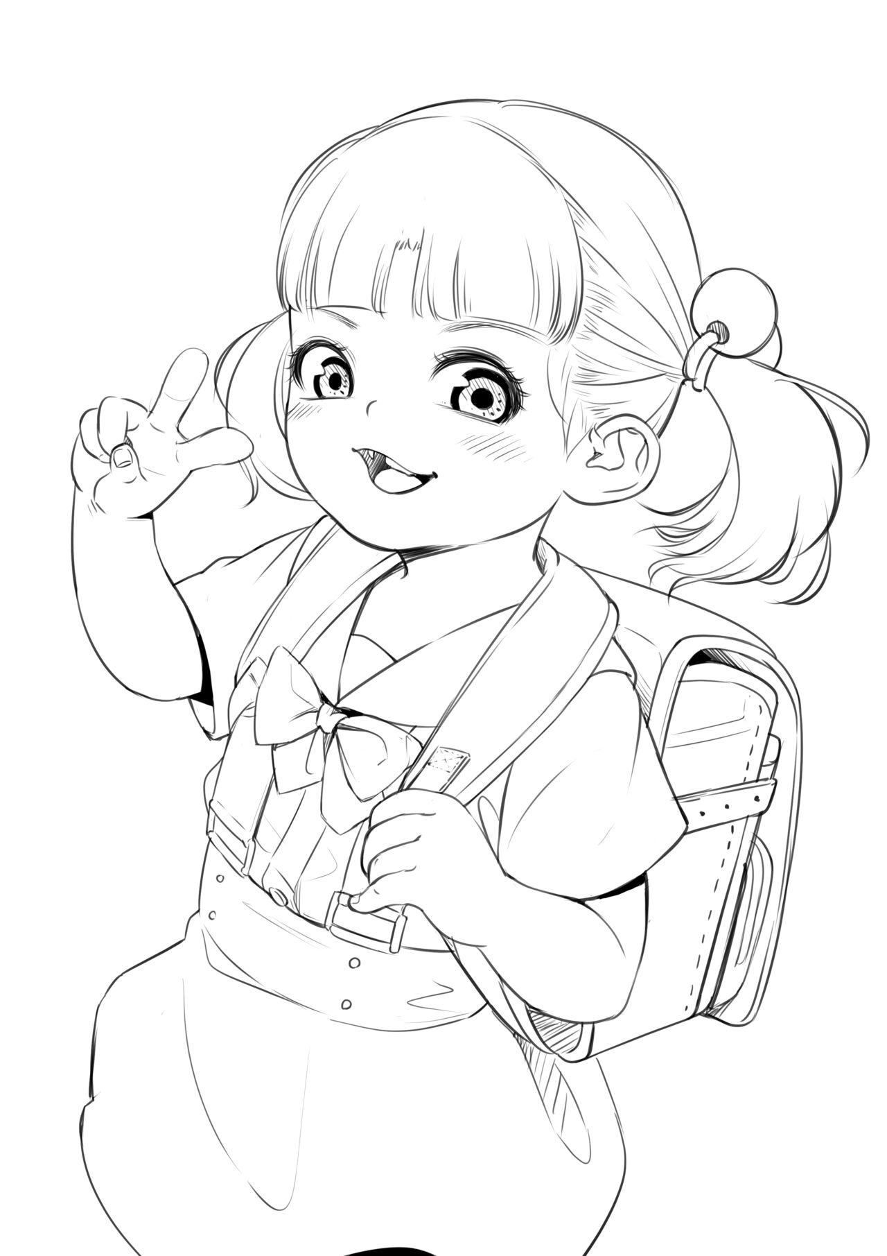 Hime-chan no Hatsu Kinmu + Omake page 1 full