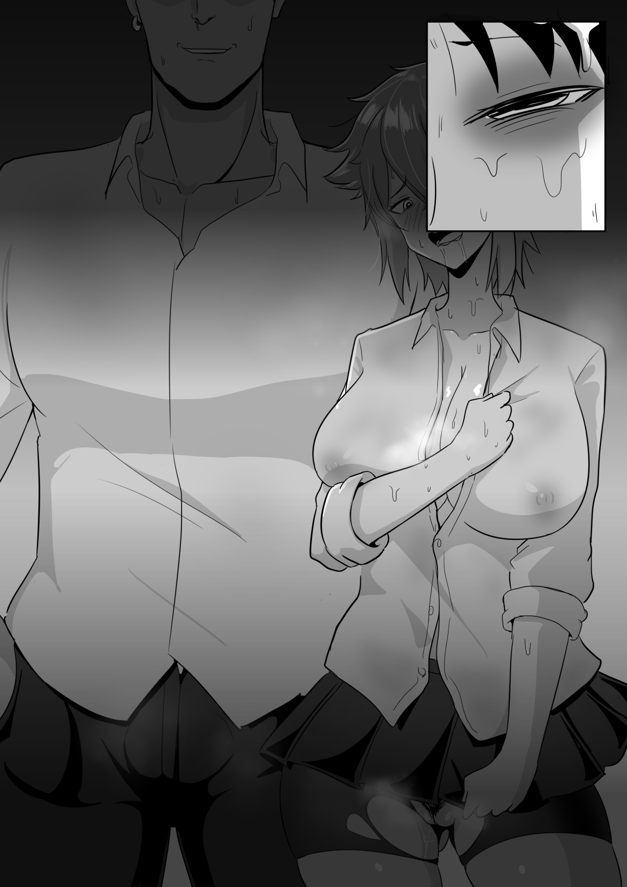 Tomo-chan ga Onnanoko ni wa Dekinai koto ni Te o Dasu Hanashi. page 8 full