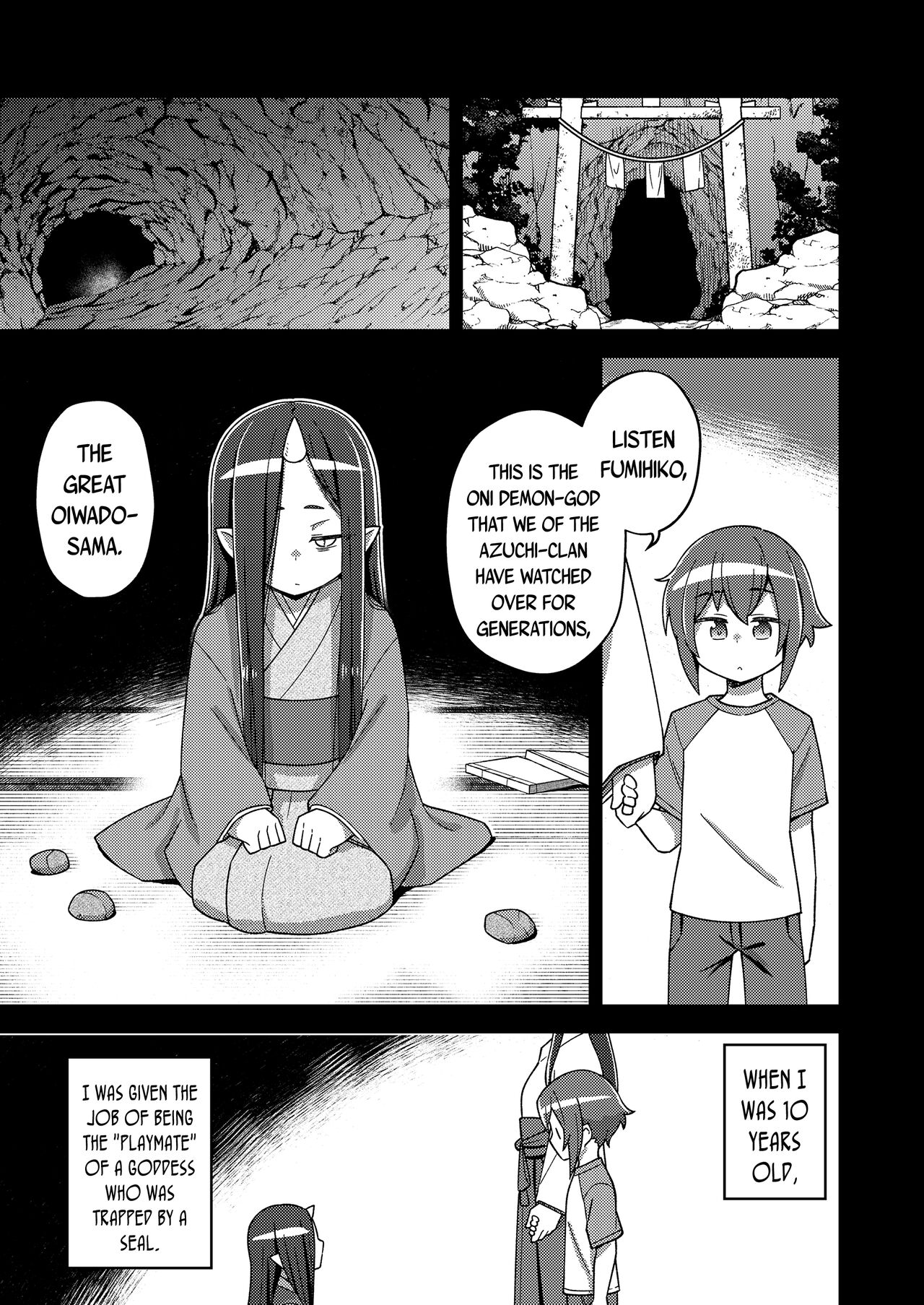 Yuukyuu no Oiwado, Onigami-sama no Jidaraku Life | Oiwado The Eternal, The Self-Indulgent Life of an Oni Demon-God page 3 full