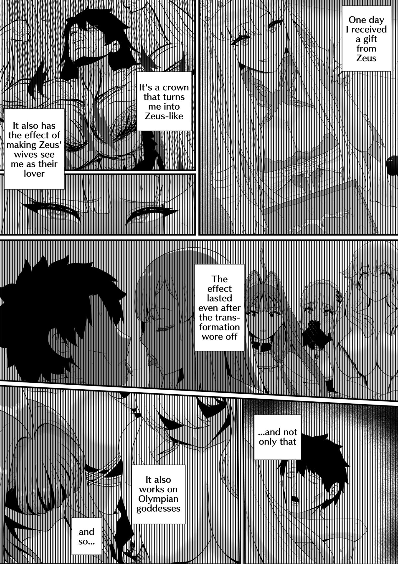 Olympus Megami Harem no Erohon | Olympus Goddesses Harem Comic page 2 full