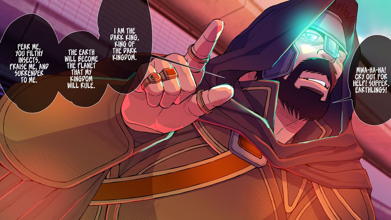 OUR SUPER HERO DEFEATED page 4 full