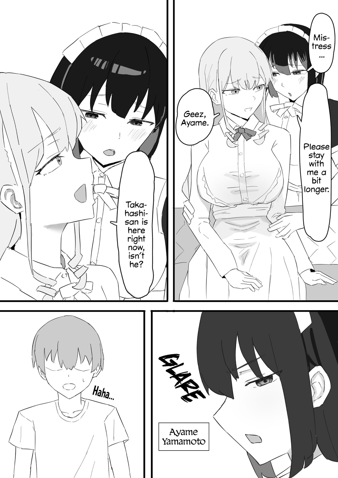 Ojou-sama to Maid o Iinazuke ni Torarete Okobore Ecchi suru Hanashi page 4 full