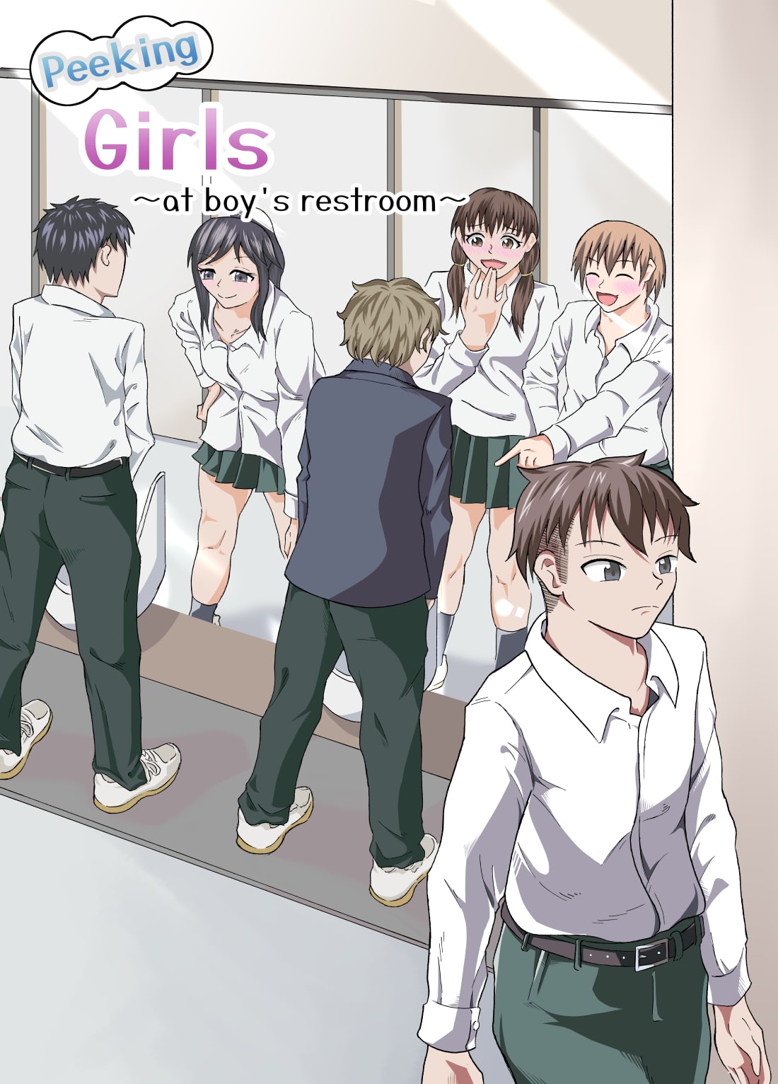 Nozoki Miru Joshi-tachi ~Danshi Toilet Hen~ | Peeking girls at boy's restrooms page 1 full