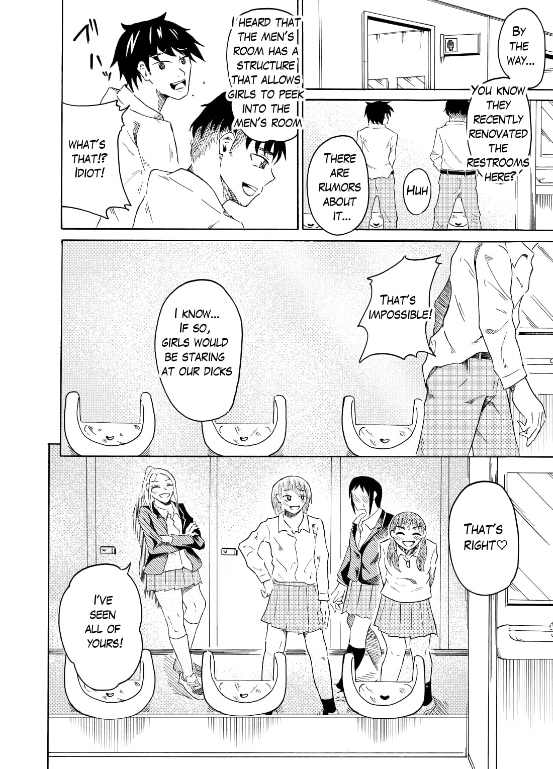 Nozoki Miru Joshi-tachi ~Danshi Toilet Hen~ | Peeking girls at boy's restrooms page 2 full