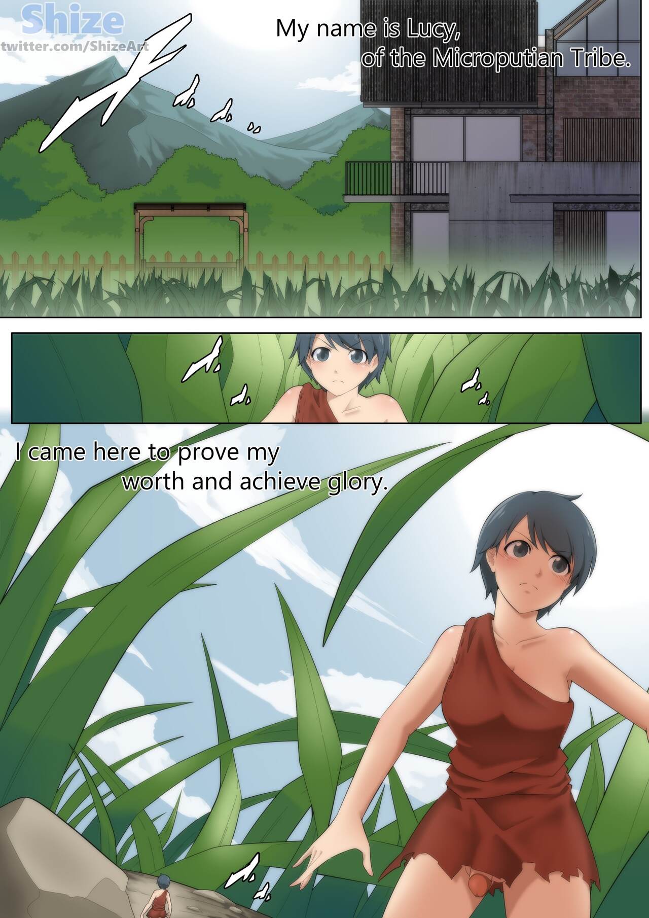 Lucy and the Three Great Demons page 1 full