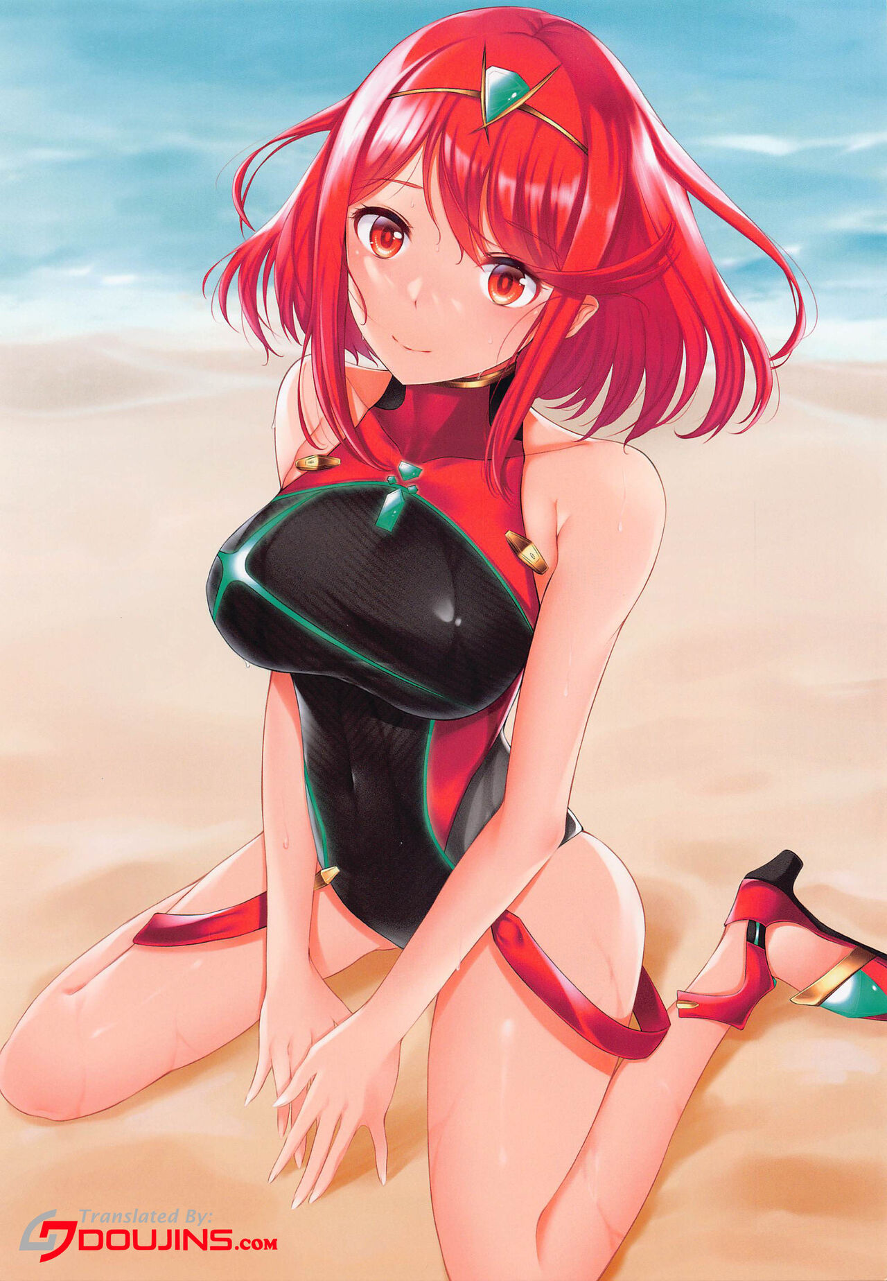 Seihai-san no Himegoto 2 | Mythra's Secret 2 page 2 full