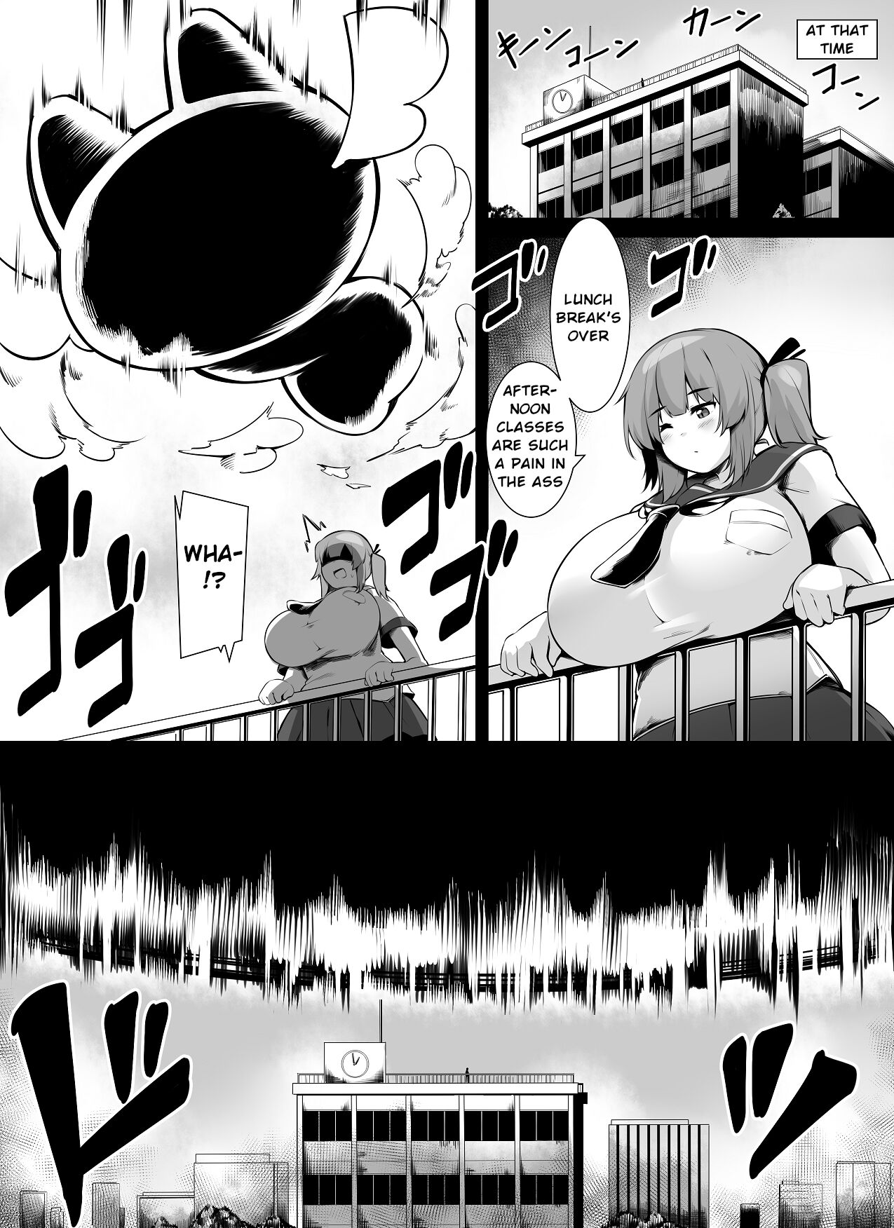 Bakunyuu Kitsune Mimi Mahou Shoujo wa Kyodaika shika Dekimasen! | Big breasted fox eared magical girl can only be huge! page 2 full