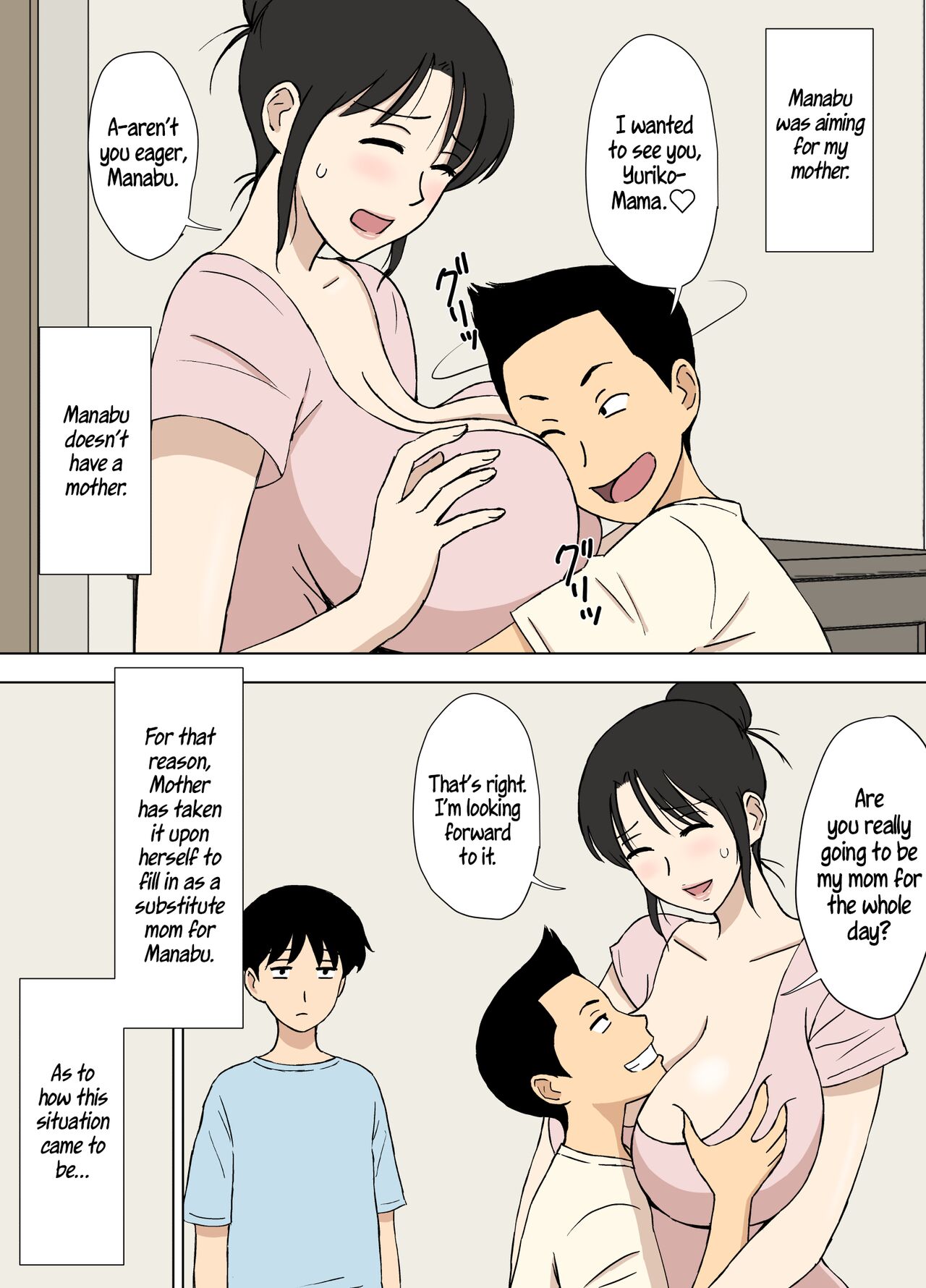 Okaa-san wa Manabu-kun no Iinari Mama | Manabu's Obedient Mother page 3 full