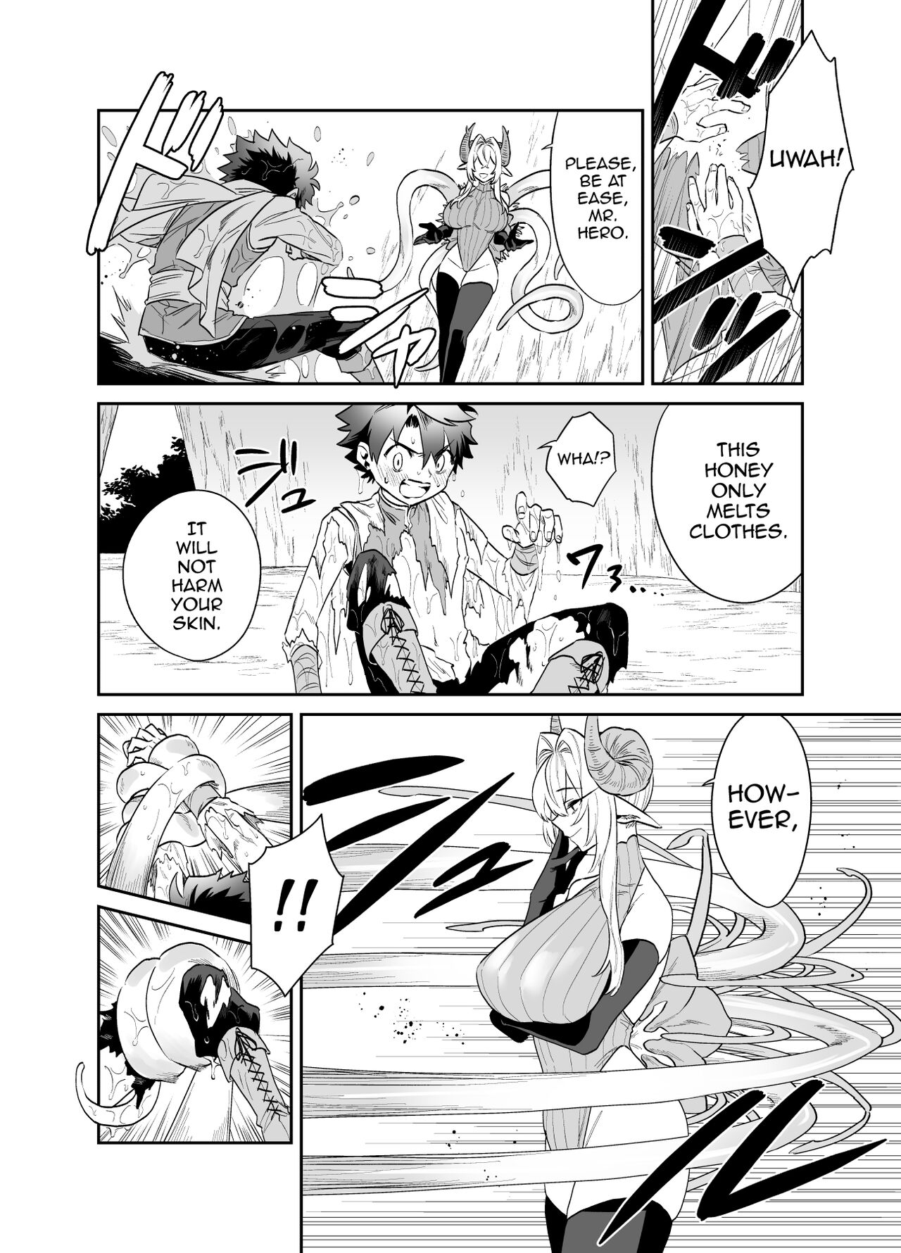 Tsuyotsuyo Mazoku no Onee-san ni Idonda Yuusha-kun ga Haiboku Shite Kawaigarareru Hanashi page 9 full