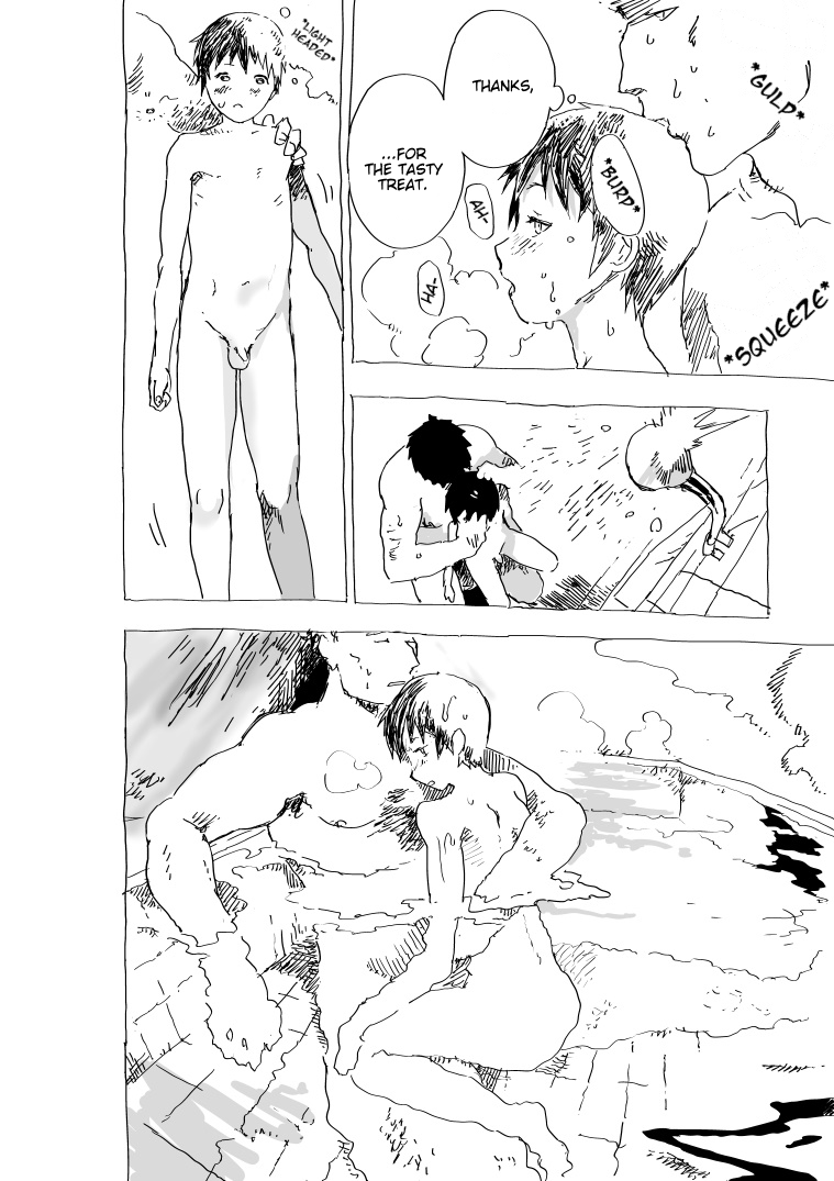 Kodoku Shonen to yasu gekkyu oyaji no sento ya apatodattari no ero manga | Lonely Boy & Lowly Paid Salaryman in the bathhouse and his apartment Erotic Manga page 7 full