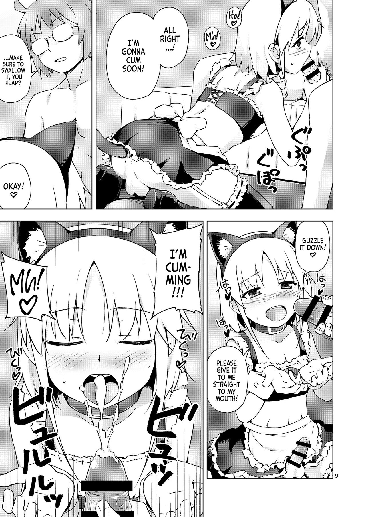 Ninpou! Josou Nekomimi Maid Mugen Tanetsuke no Jutsu!! | Ninja Impregnation Art: Infinite Crossdressing Nekomimi Breeding Technique! page 8 full