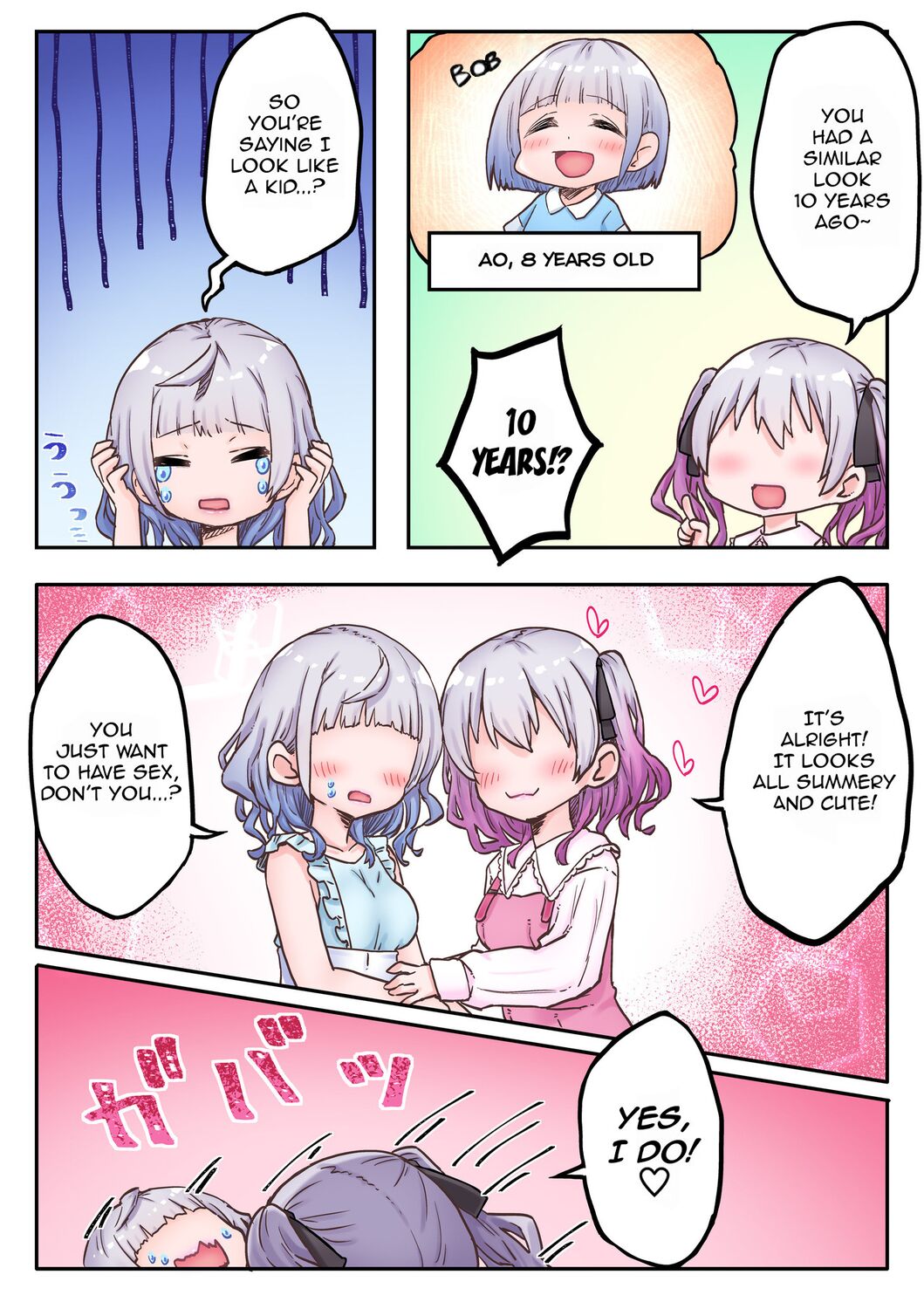 Futago Shimai-chan no Yuri Seikatsu  | Twin Sisters' Yuri Life page 10 full