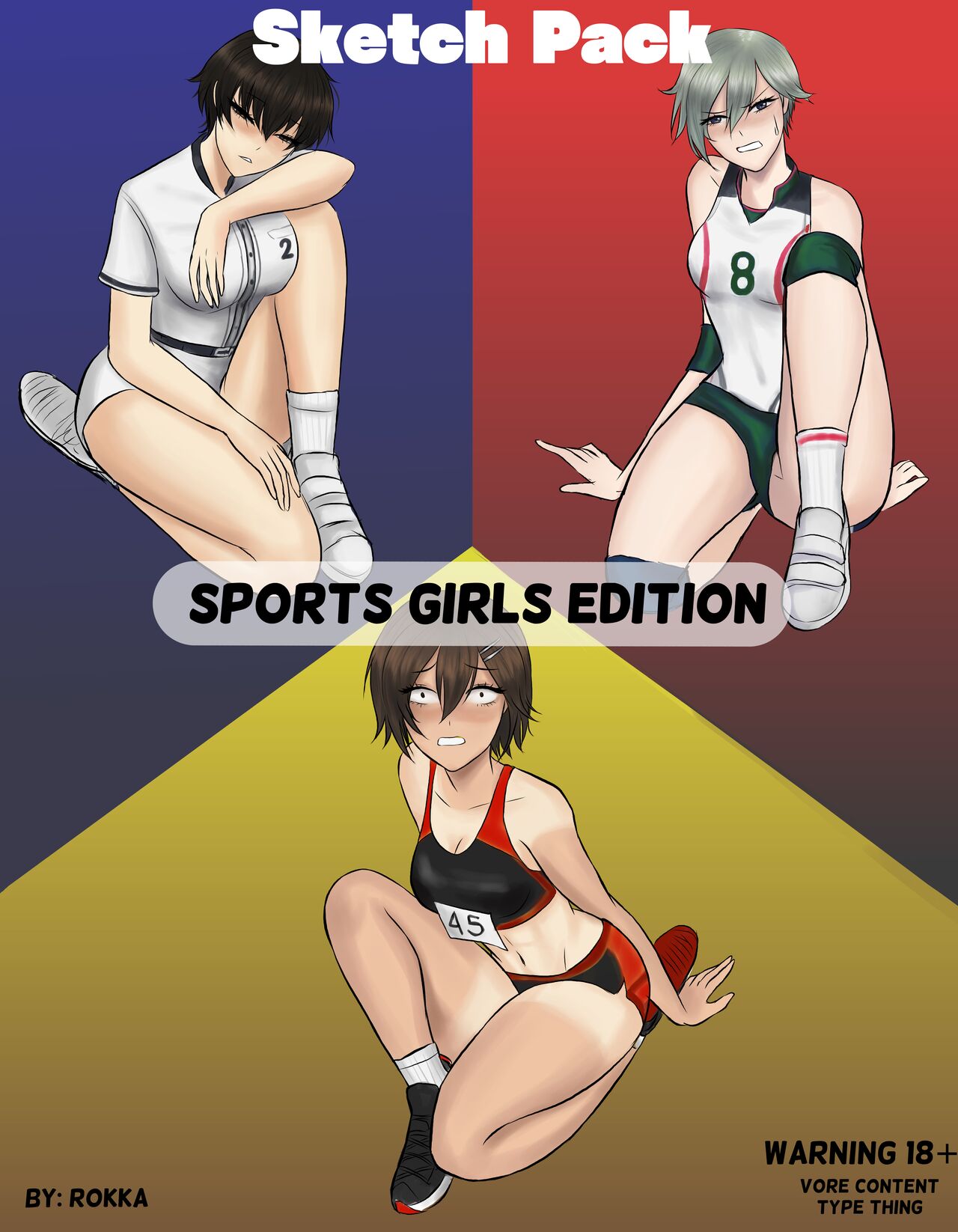 Sketch Pack Sports girls edition page 1 full