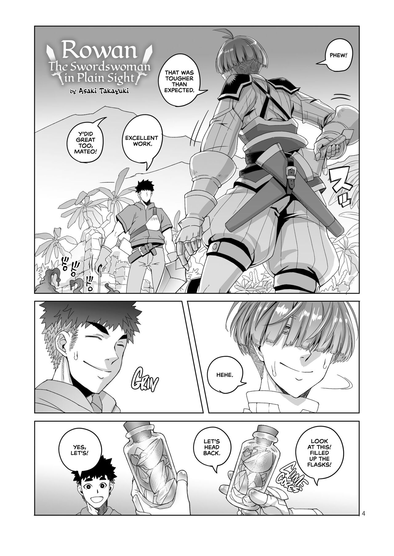 Rowan Nyokenshi wa Kakusenai | Rowan, the Swordswoman in Plain Sight page 3 full