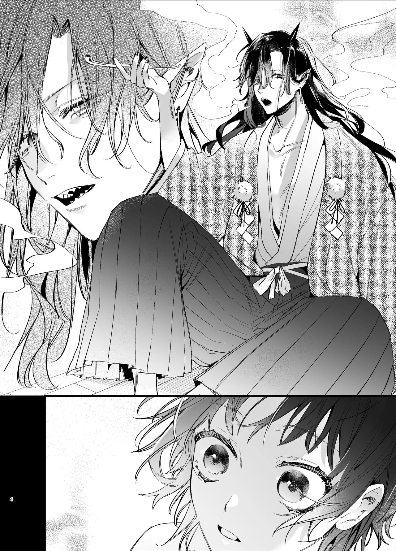 Ikenie Onna wa Kodoku na Onigami-sama ni Tsugai Koubi de Otosareru | The Sacrificial Maiden Corrupted By Coupling With An Oni page 5 full