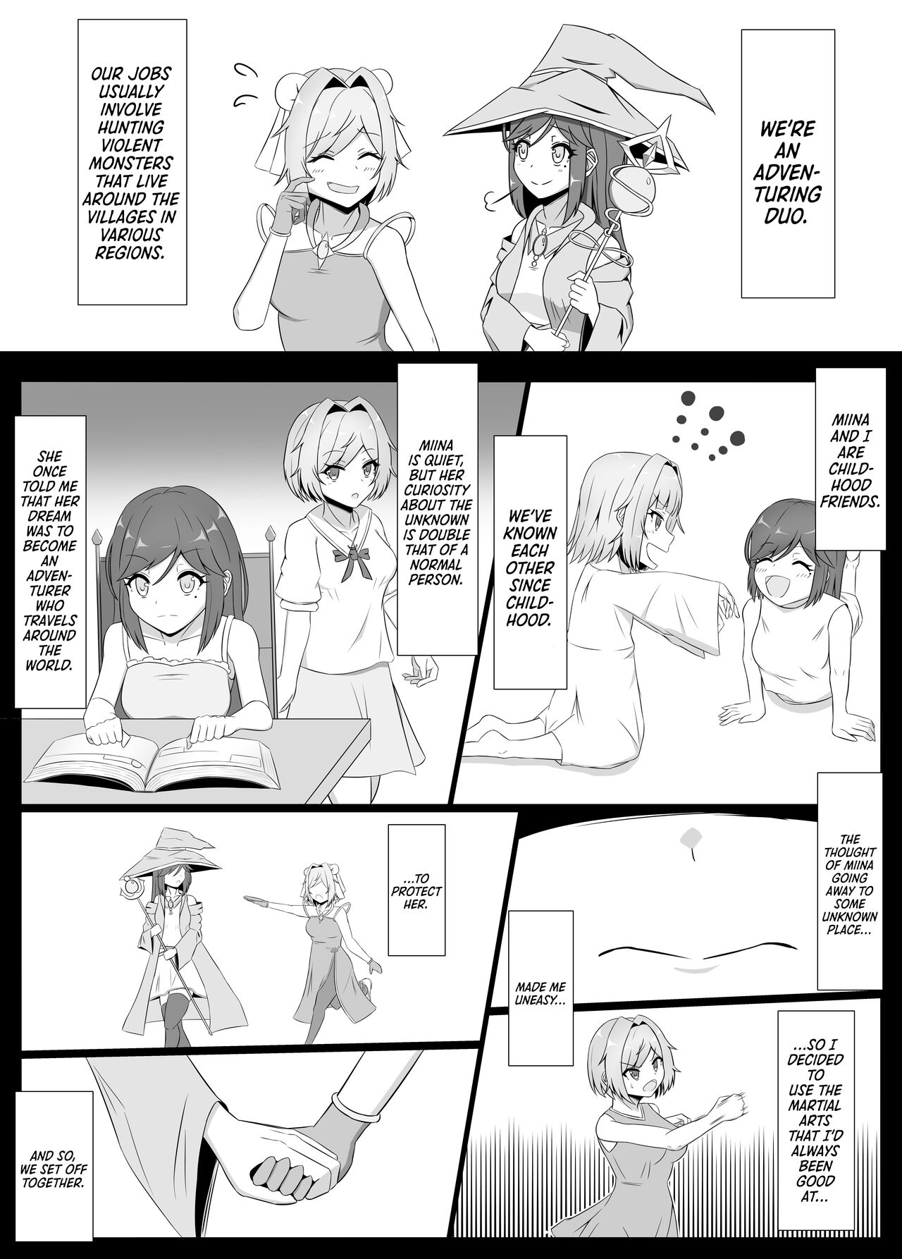 Kuro ni Somaru Yuri ~Kakutoumusume ga Alraune ni Kenzoku Ochi suru made~ | Black-Stained Yuri ~A Female Martial Artist Enslaved By An Alraune~ page 5 full