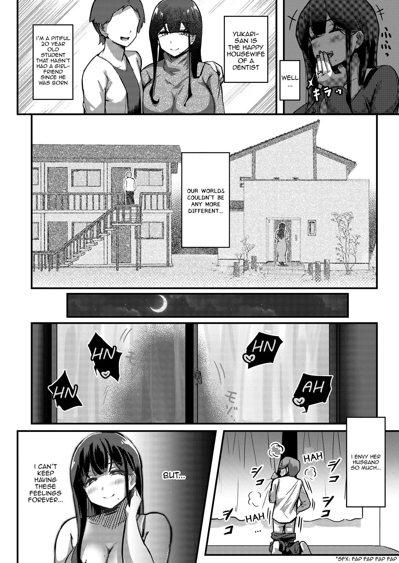 Otonari-san no Muchimuchi Wakazuma to Matching Shichatta Hanashi | How I Matched With My Neighbor's Plump Wife page 4 full
