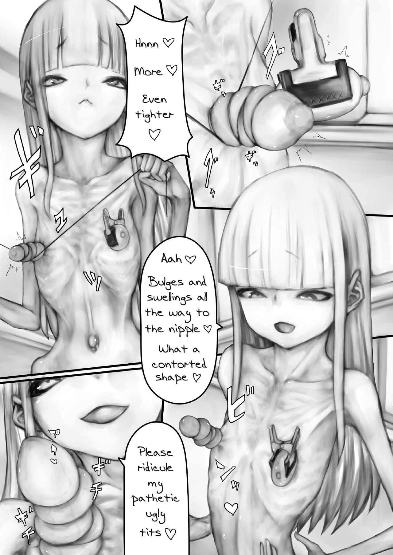 Garigari Ojou-sama no Oppai Nyoudou Ijime Onanie | Skinny Young Lady's Tits & Urethra Bullying Masturbation page 6 full