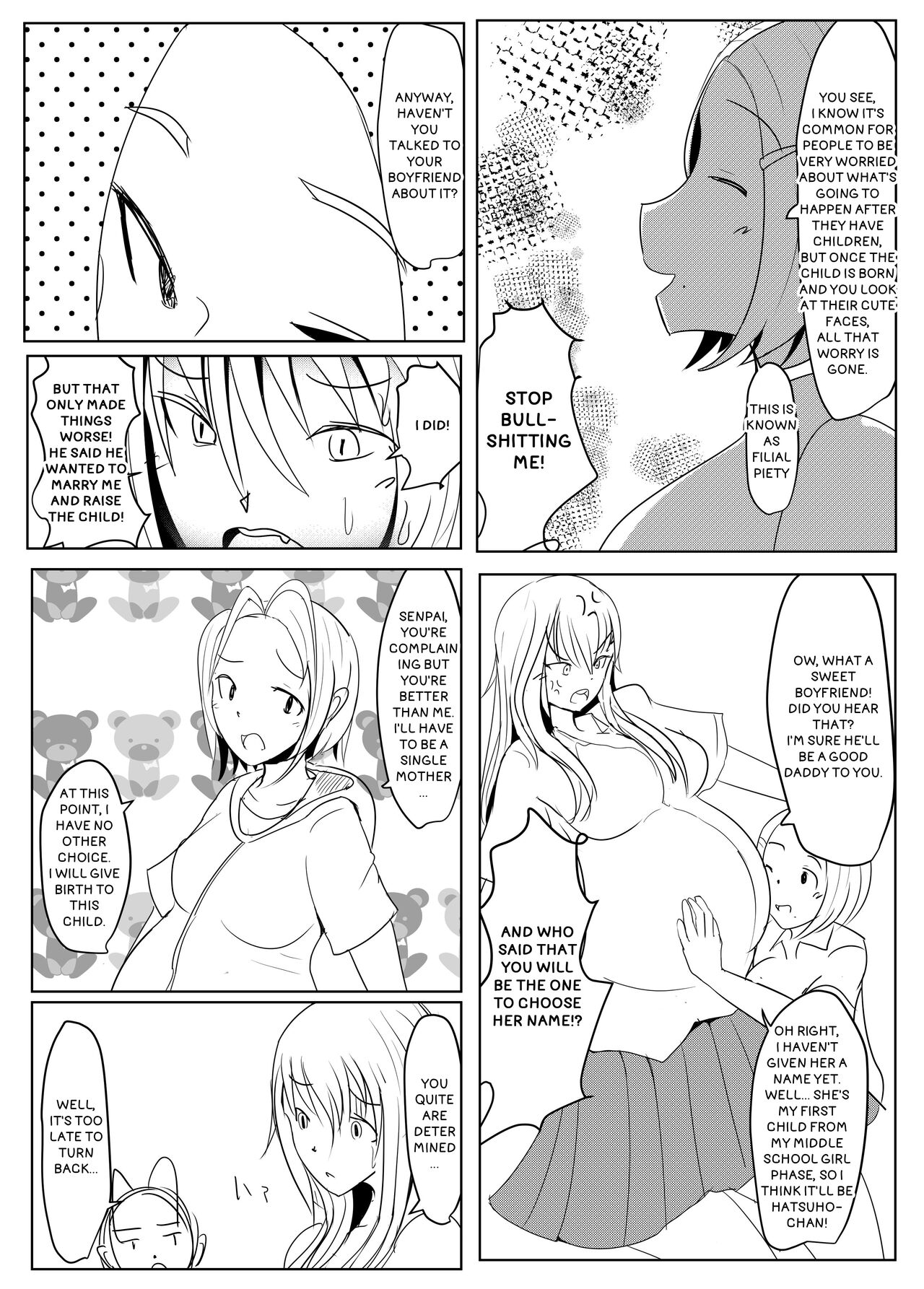 Yarichin Futanarikko no Tanetsuke Nikki JK Hen Sono 2 | The Mating Diary Of An Easy Futanari Girl ~Girls-Only Breeding Meeting - Part Three, Ep 2~ page 8 full