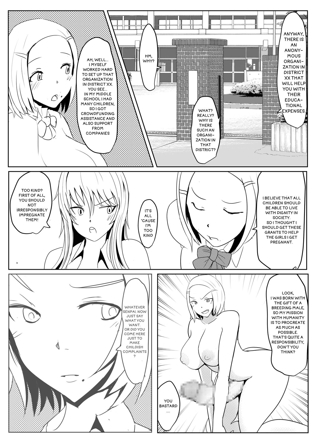 Yarichin Futanarikko no Tanetsuke Nikki JK Hen Sono 2 | The Mating Diary Of An Easy Futanari Girl ~Girls-Only Breeding Meeting - Part Three, Ep 2~ page 9 full