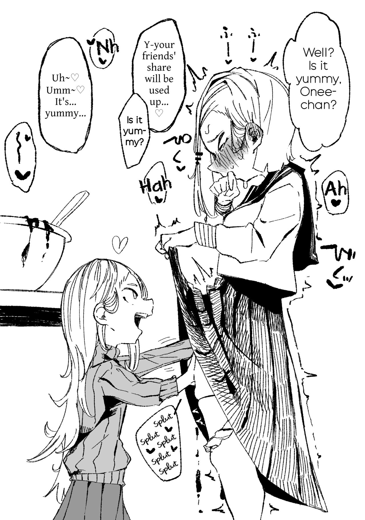 Choco no Ajimi wo Suru Shimai | Sisters Tasting Chocolate page 10 full