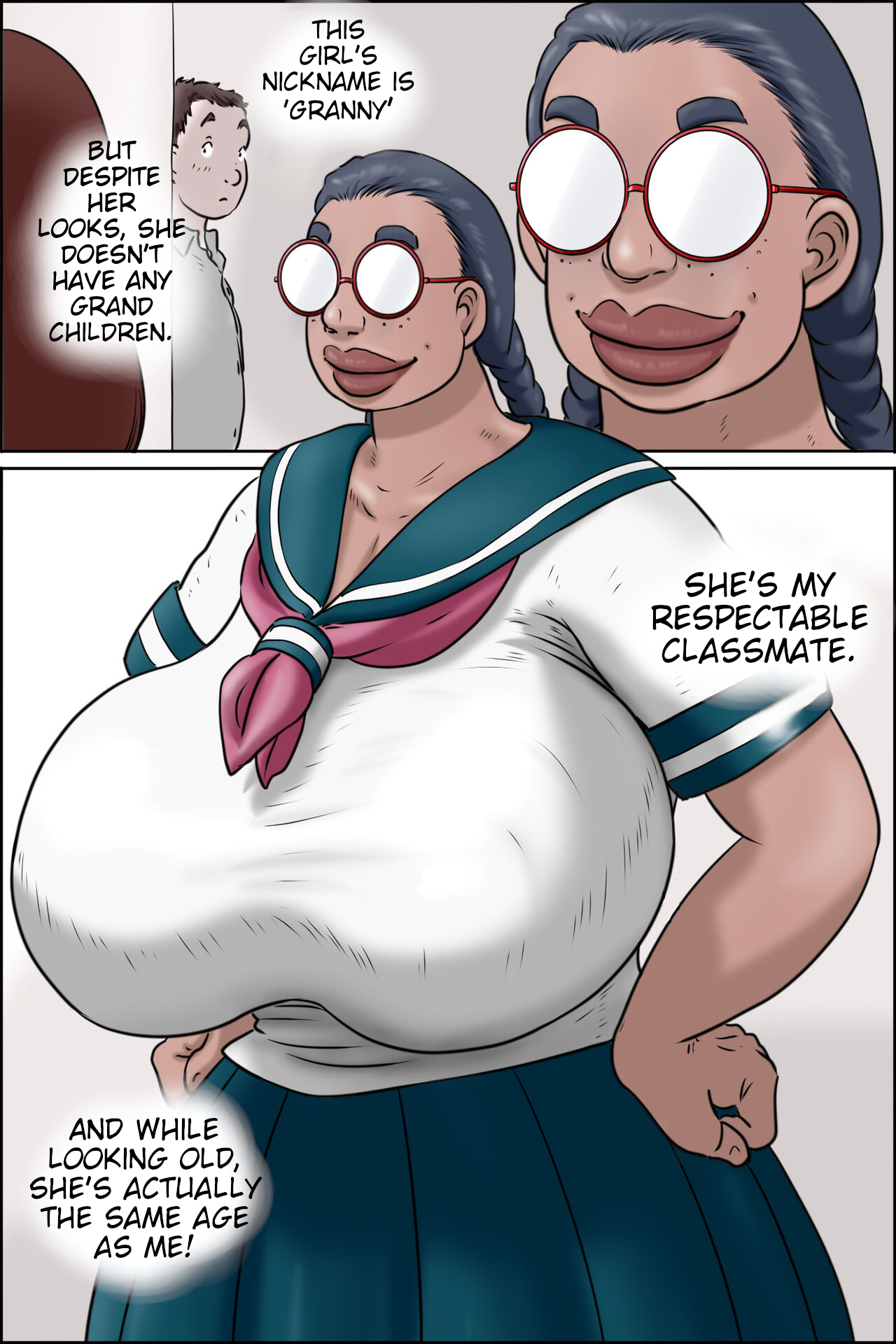Tokunou Oba-chan Joshi | High School Granny page 3 full